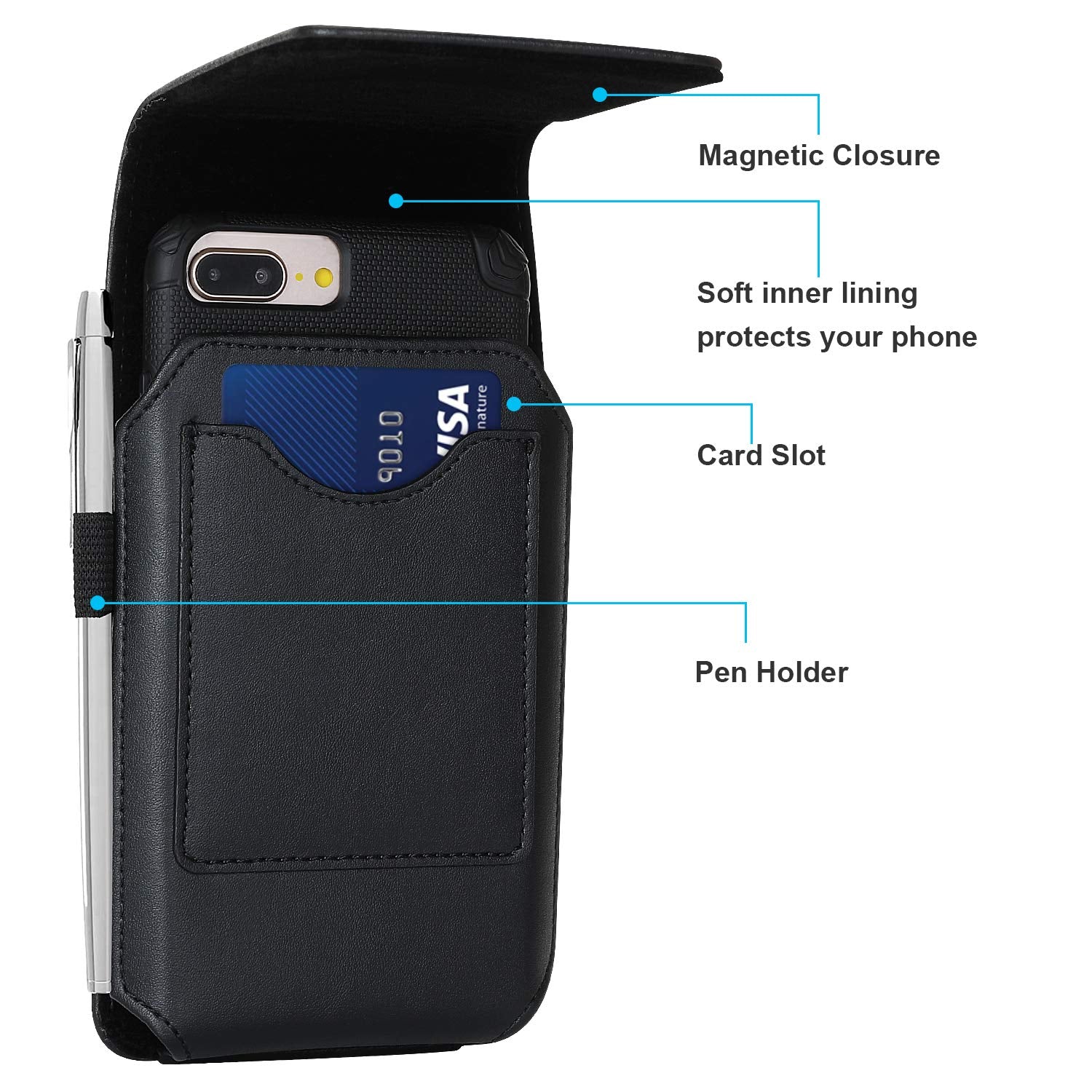 Mopaclle Phone Holster For Samsung Galaxy A03S A04S A33 A23 A52 A73 / Galaxy Note 20 Ultra 8 9 S22 Plus, S23 Plus, Iphone 14 Pro