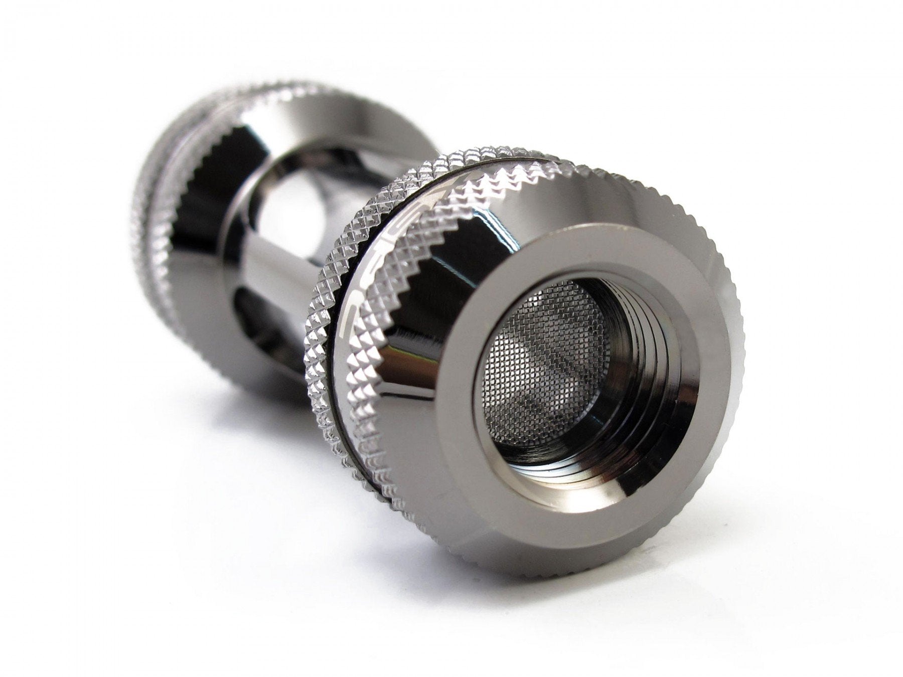 Xspc G1/4 Inline Filter, Black Chrome