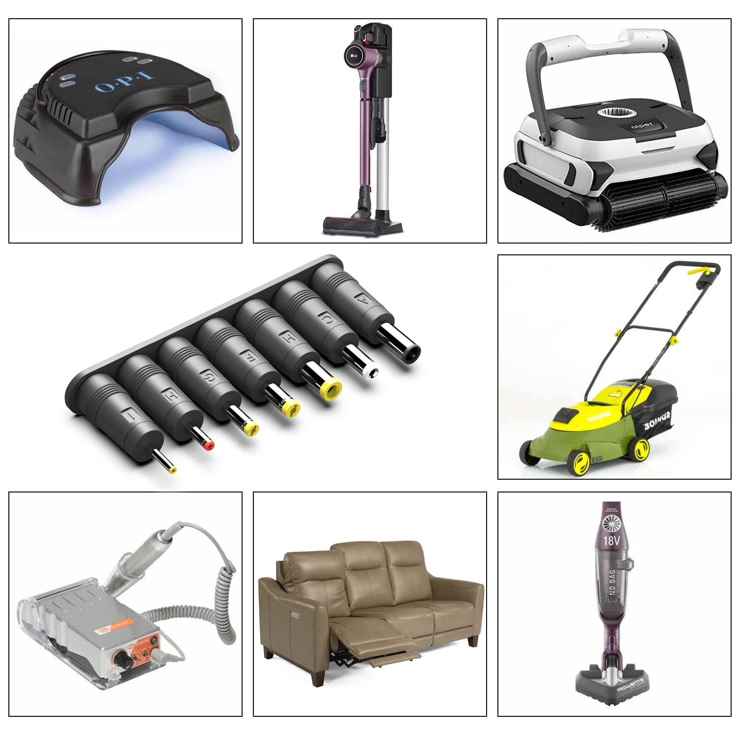 Kfd 29.4V Universal Power Supply Charger For 24V 25.2V 25.9V 7S Lithium Battery Sunjoe Mj401C Lg Cordzero A9 Vacuum Opi Led Lamp Rbd Rt24 296005 Recliner Medicool Pro Power 20K Nail Drill 30V Adapter