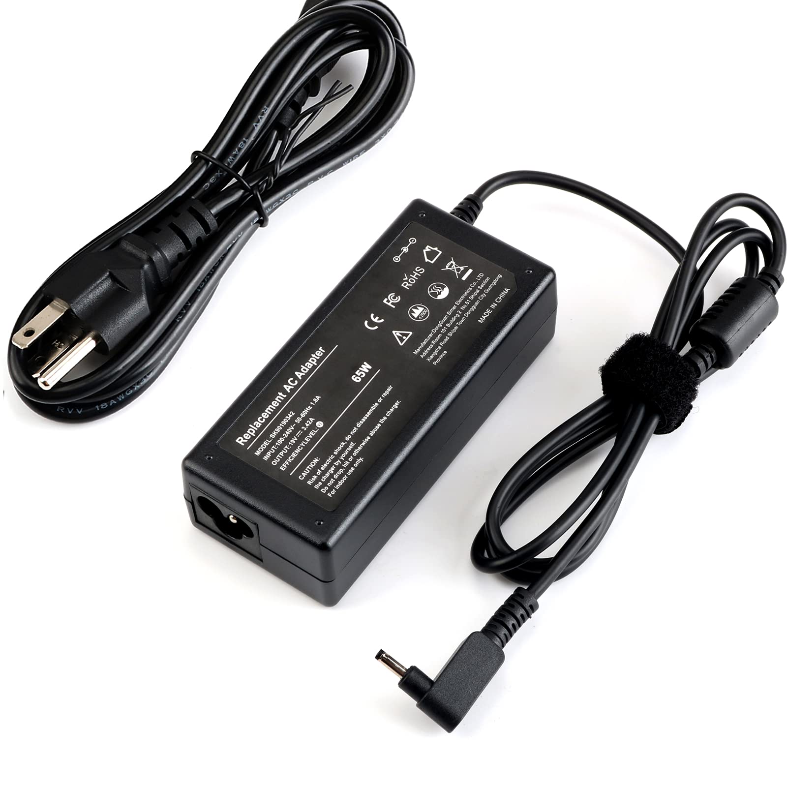 19V 3.42A 65W Chromebook Charger For Acer Chromebook 11 R11 13 14 15 Cb3 Cb5 Cb3 532 Cb3 111 Cb3 131 Cb3 431 Cb5 571 Cb5 132T C7