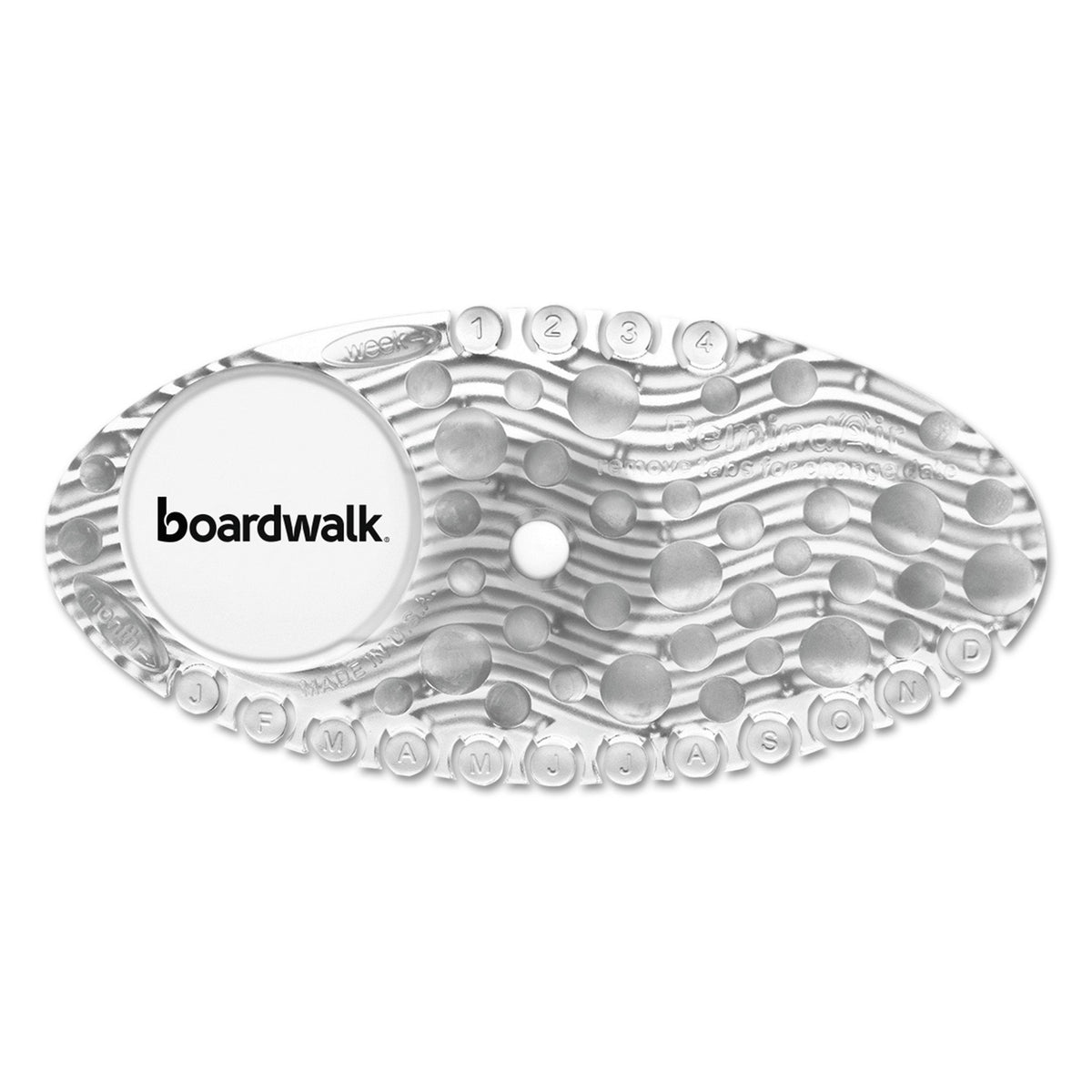 Boardwalk Curveman Curve Air Freshener, Mango, Clear, Box Of 10