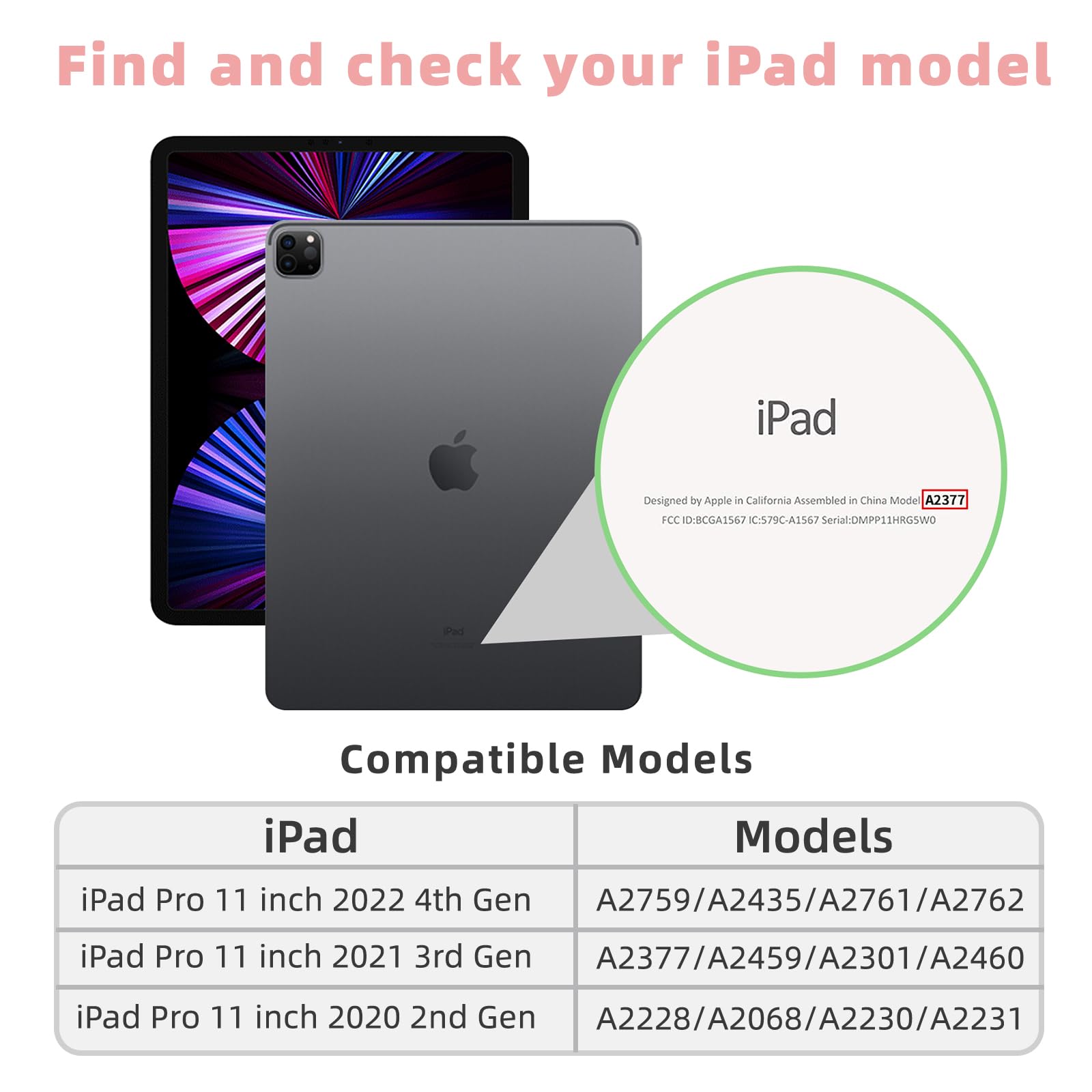 Yuloigan Designed For Ipad Pro 11 Inch Case 4Th Generation With Pencil Holder, For Ipad Pro 11 Case 2022 (4Th Gen) /2021 (3Rd Ge