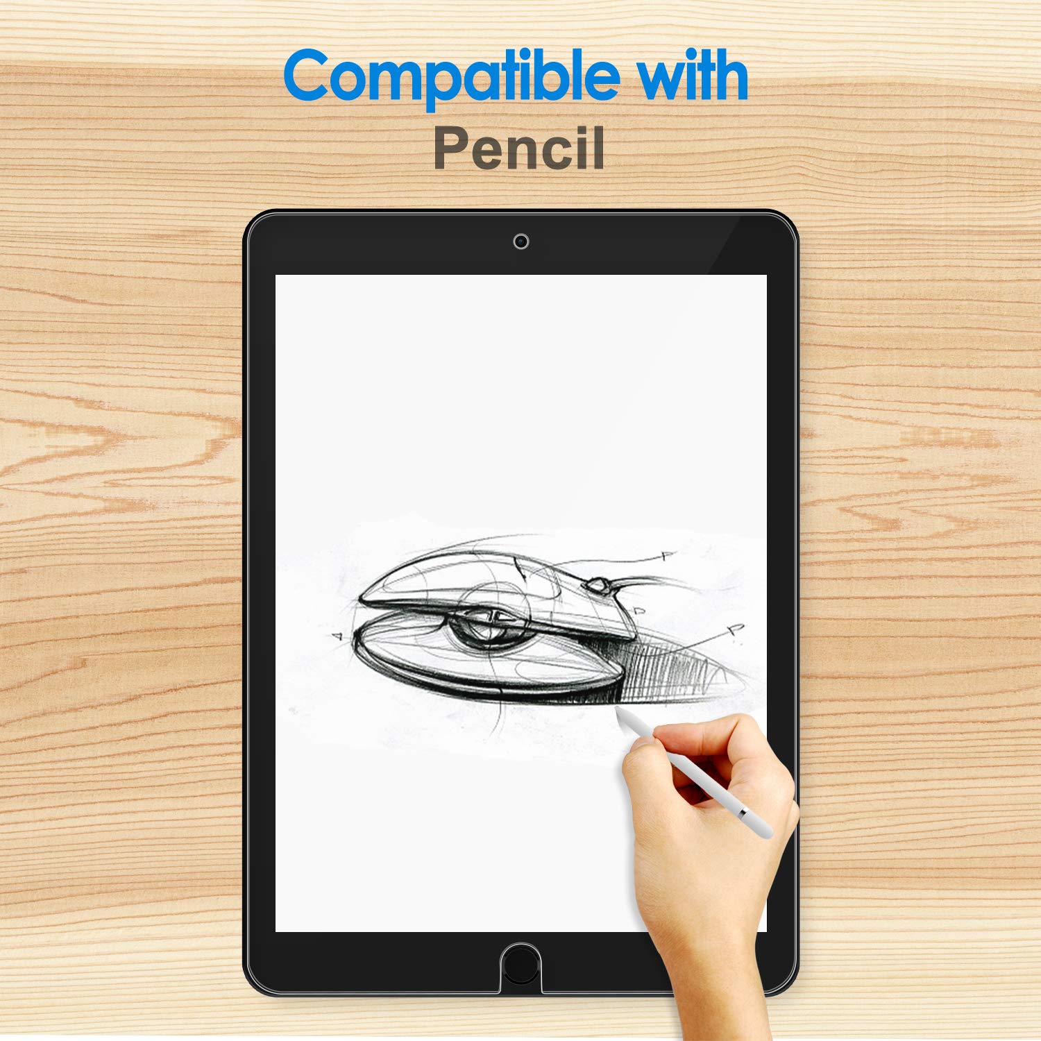 Jetech Screen Protector For Ipad Pro 10.5 Inch And Ipad Air 3 (10.5 Inch 2019 Model), 9H Tempered Glass Film, Hd Clear, 2 Pack