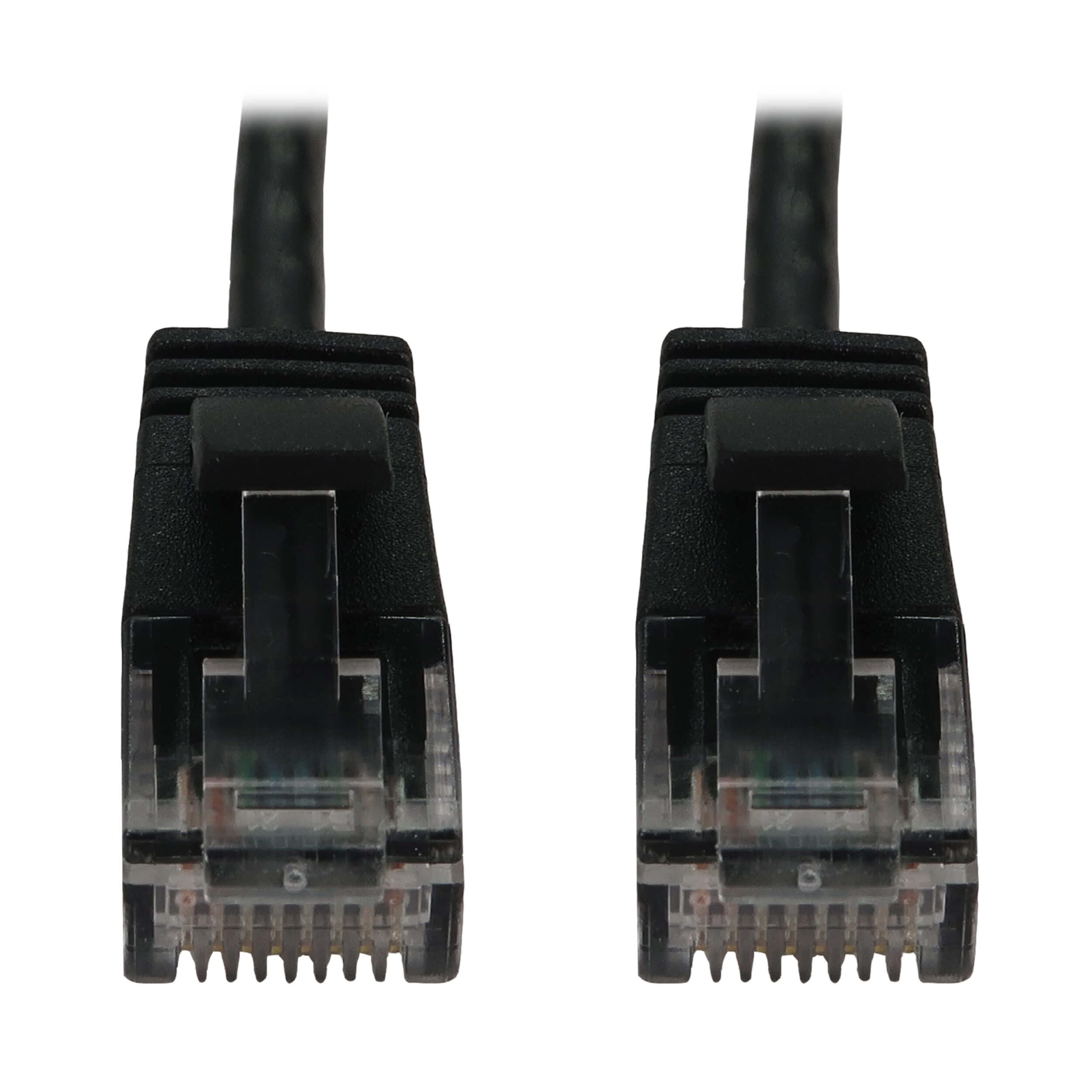 TrippLite CB N261S6NBK 6 Cat6a 10G Snagless Molded Slim UTP Ethernet Black