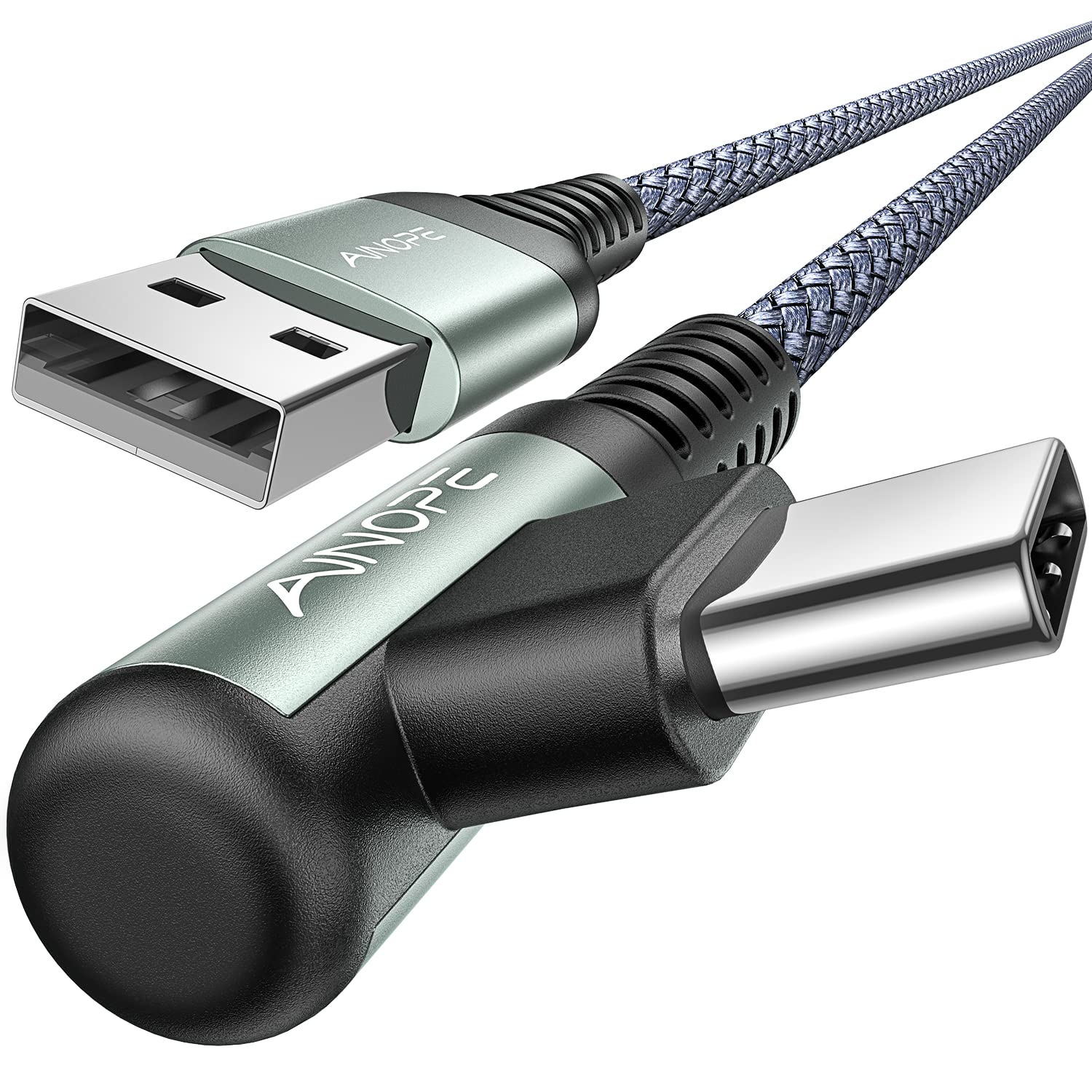 Ainope 10 Ft Usb C Cable 2 Pack, 3.1A C Chargers Fast Charging 10 Foot, Resistant Nylon Braided Type C Charger Fast Charging 10F