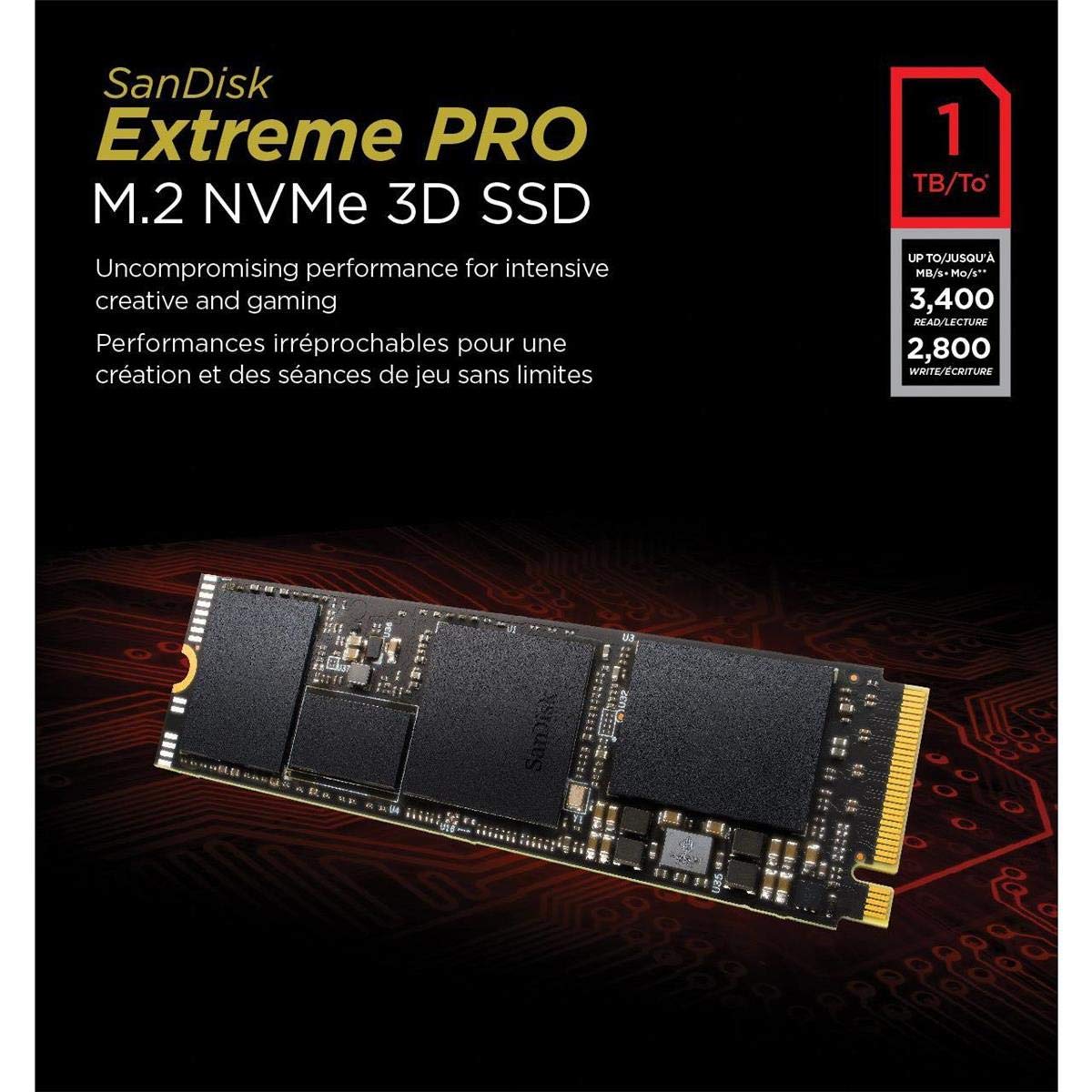 Sandisk Extreme Pro M2 Nvme 3D Ssd   1Tb