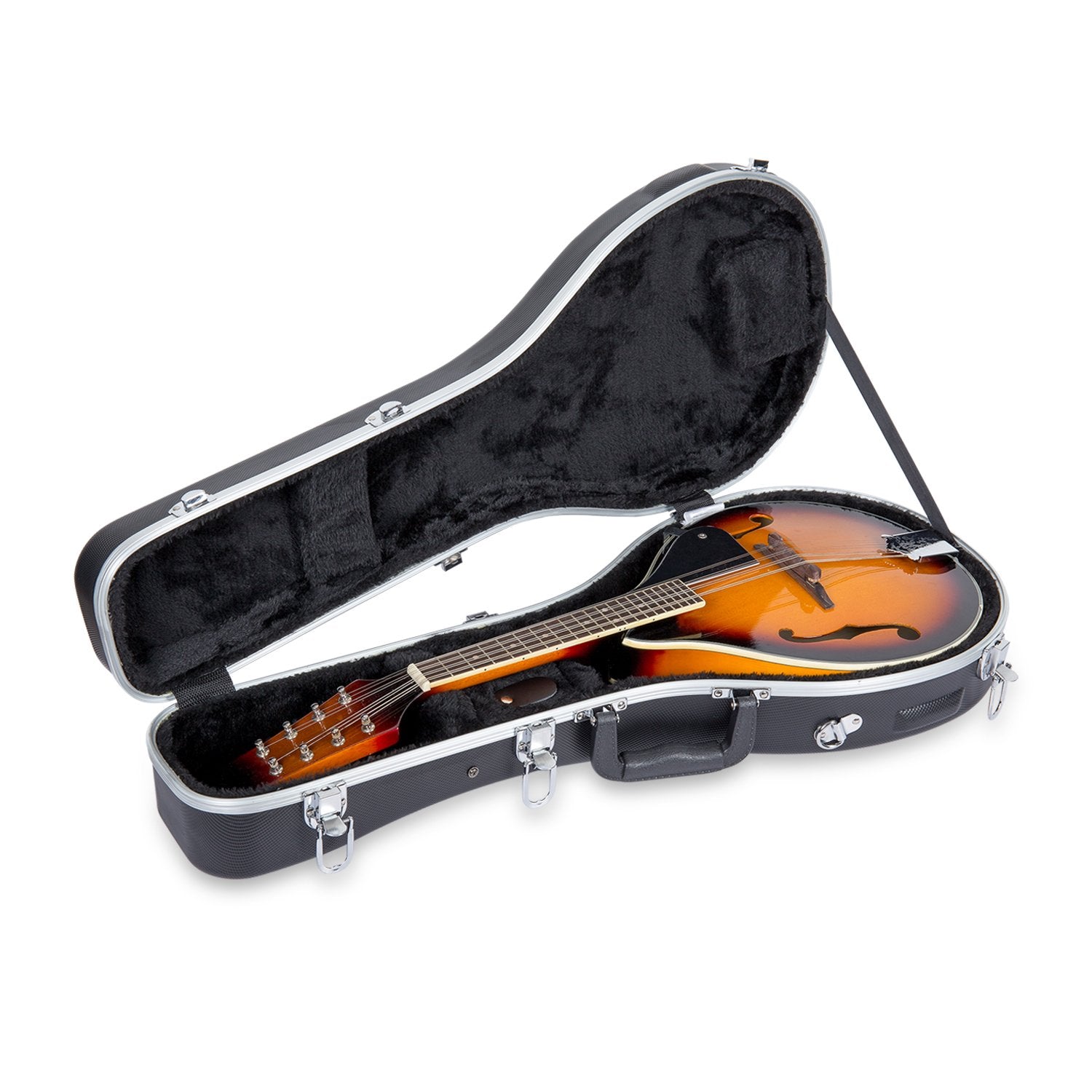Crossrock, Abs Molded Style Mandolin Hard Shell Case, Black (Cra861Mabk)