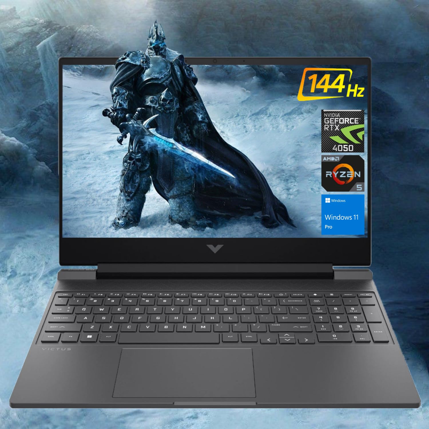Hp Victus 15.6 Rtx 4050 Premium Gaming Laptop, 15.6'' Fhd 144Hz Display, Amd Ryzen 5 8645Hs, Nvidia Geforce Rtx 4050, 64Gb Ddr5 