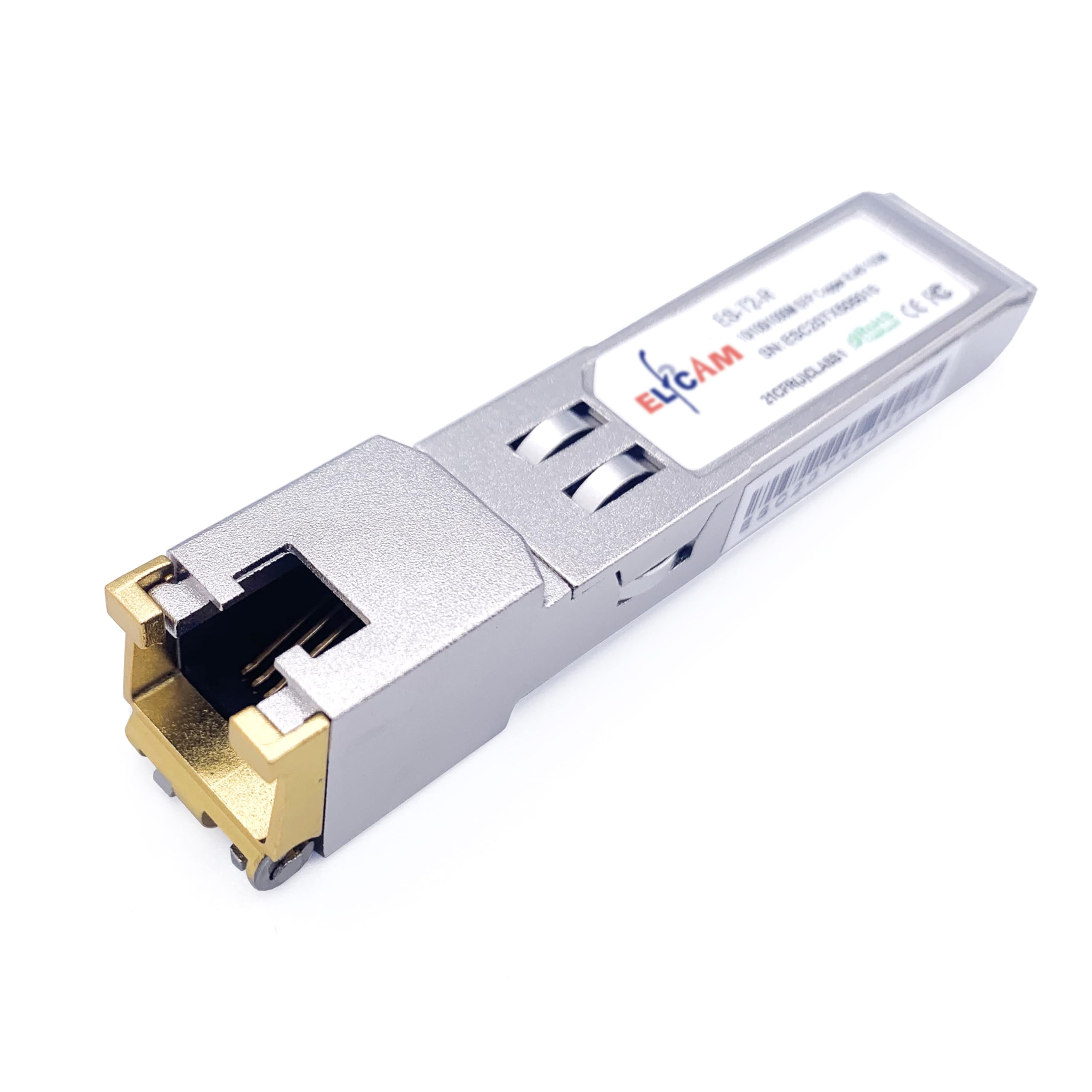 Elfcam   10G Sfp+ Transceiver Module With Rj45 Port, 10Gb Sfp+ Module 10Gbase T 30M
