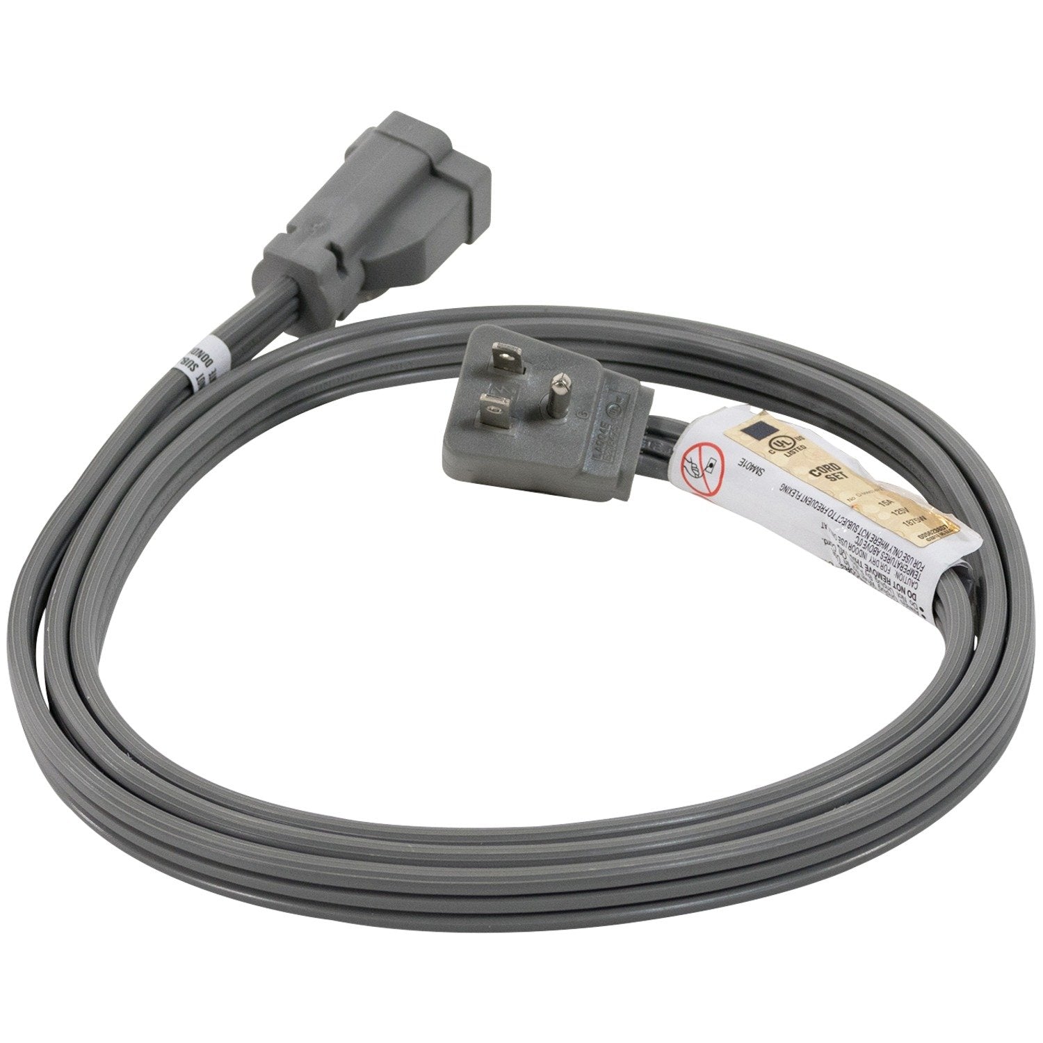 Certified Appliance Accessories 15 0312 15 Amp Appliance Extension Cord, 12 Feet, Grounded, Right Angle Plug Head