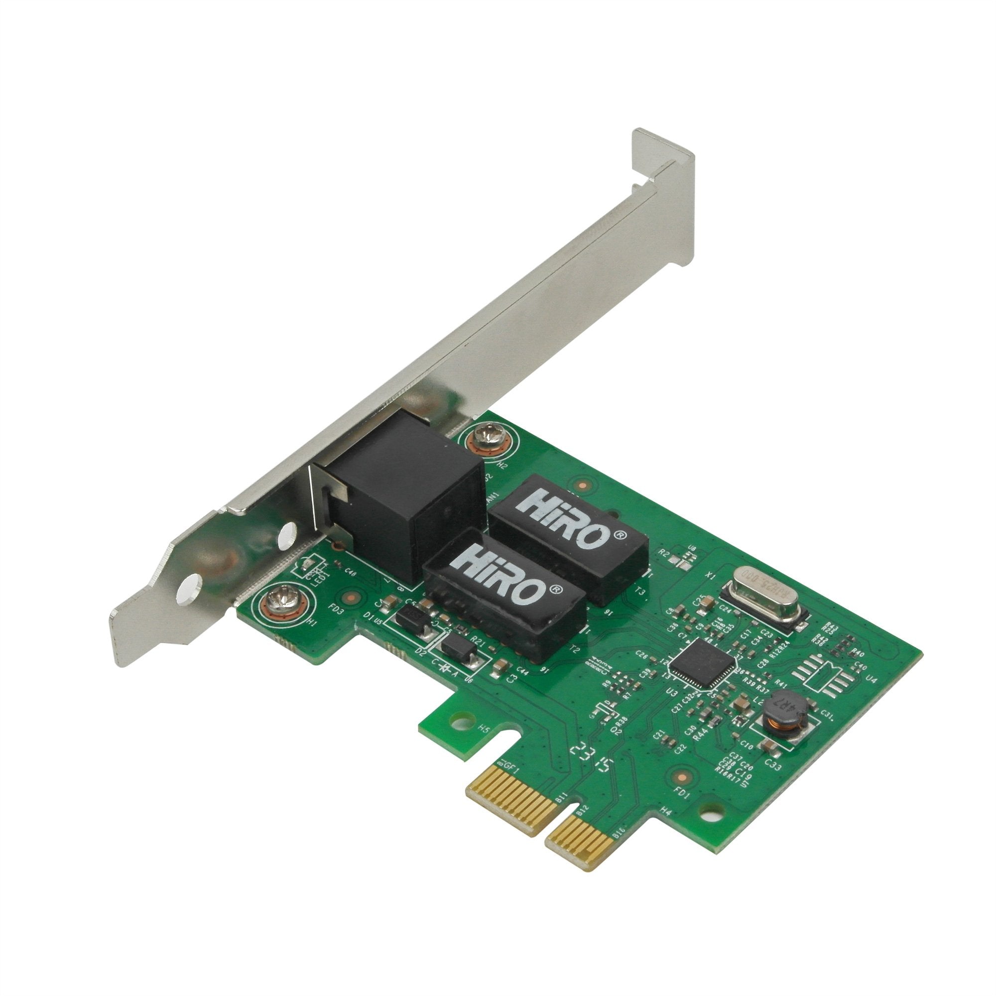 Hiro H50303 10/100/1000 Internal Pci Express Pcie Pci-E X1 Gigabit Ethernet Card Windows 10 8.1 8 32-Bit 64-Bit Driverless Insta