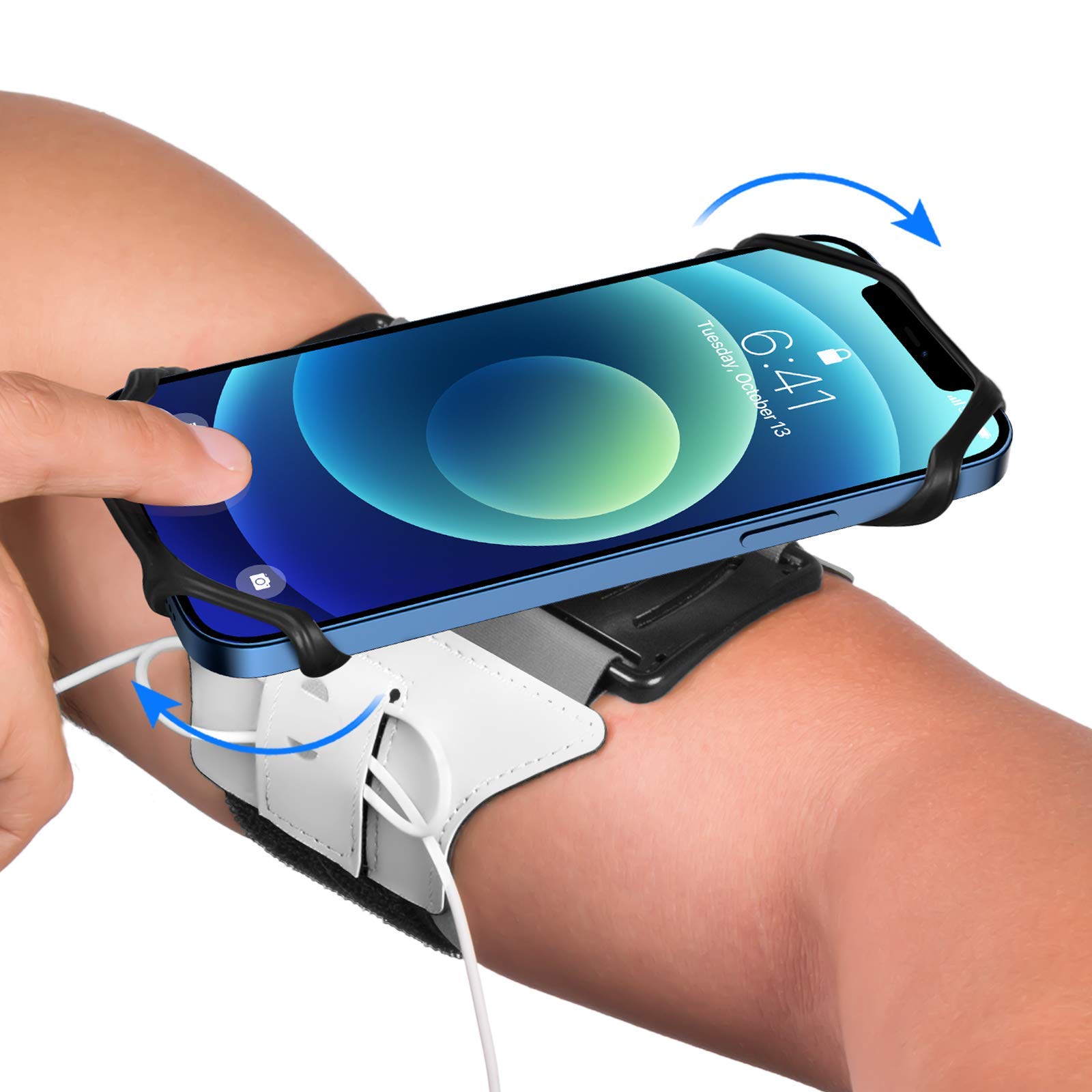 Vup Running Armband 360   Rotatable For Iphone 14/13/Pro Max/Pro/Mini/12/11/Se/Xs/Xr/X/8/7/Plus, Fits All 4 6.7 Inch Smartphones