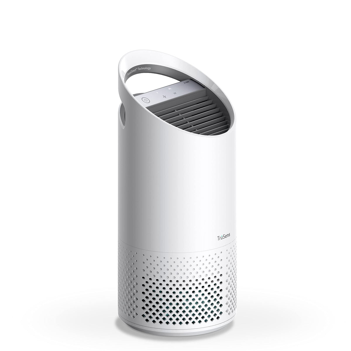 Trusens Air Purifier With Uv C Light + Hepa Filtration | Small | Portable Handle | Simple Touch | Speed Control | White