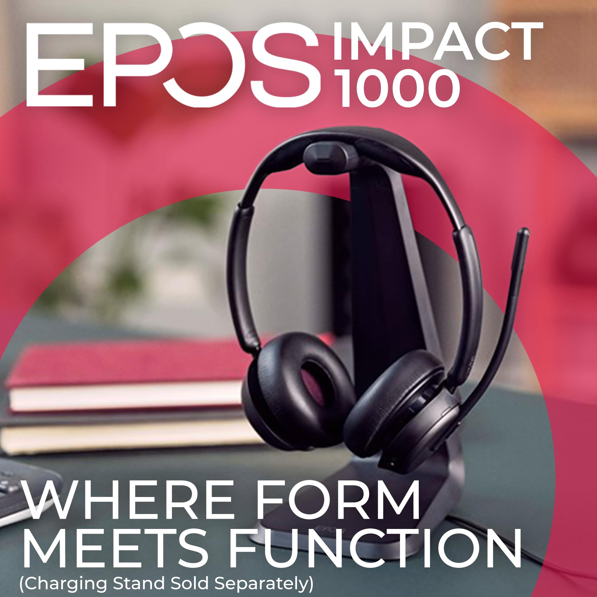 Epos Impact 1060 Anc Stereo Bluetooth Headset (Uc Version) Bundled With Global Teck Gold Support Plan And Microfiber Cloth   For