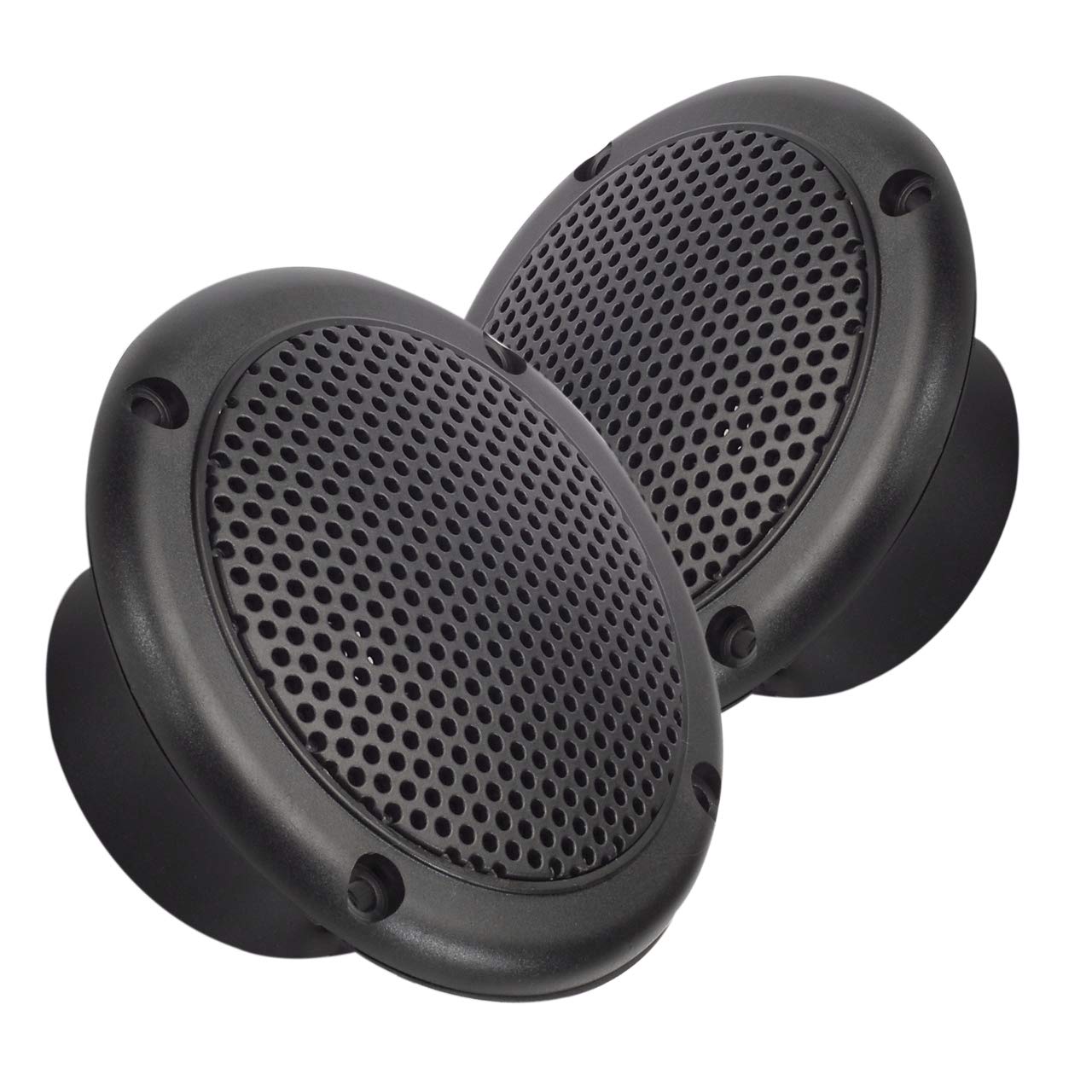3� Water Resistant Speakers Dual Cone 50 Watts For Marine, Rvs, & Hot Tubs Grills Included   Pair