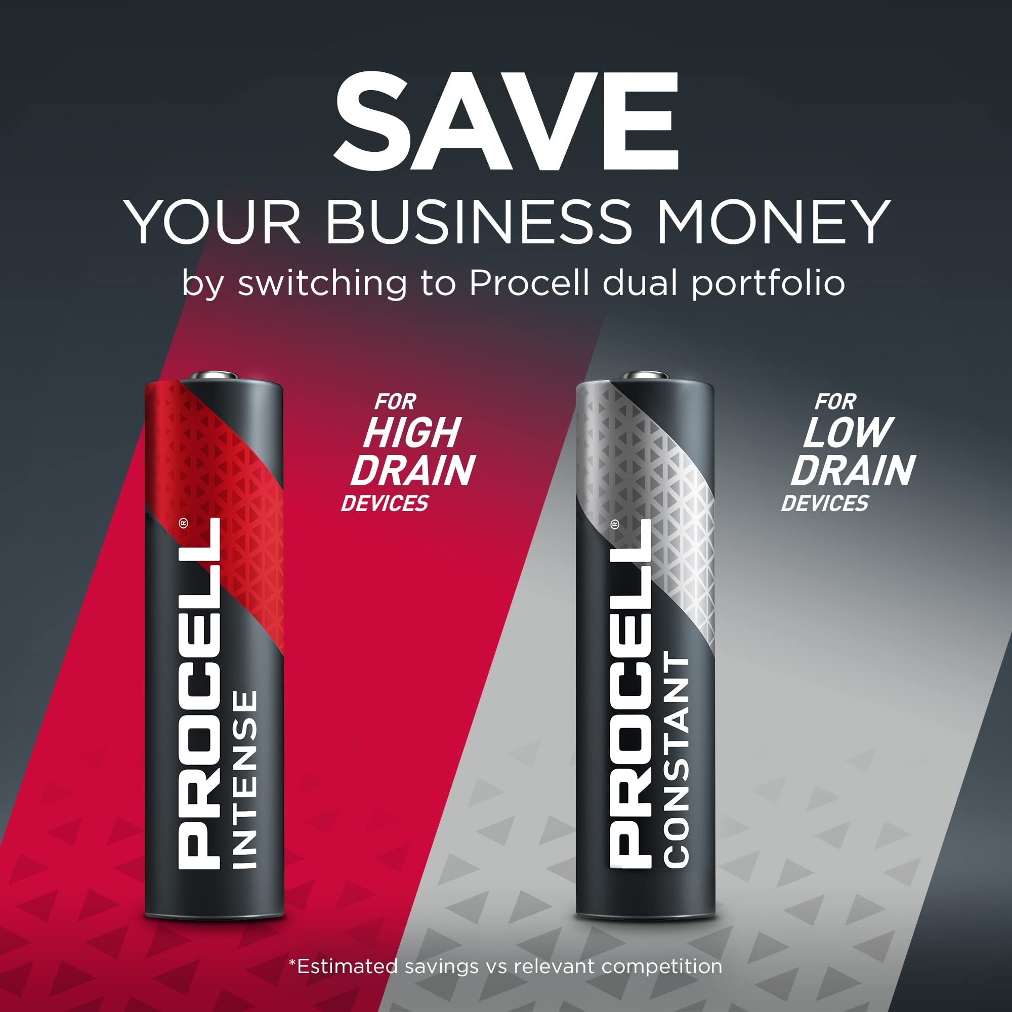 Procell Constant Aaa Long Lasting Alkaline Batteries (144 Pack), 10 Year Shelf Life, Bulk Value Pack For Consistent Moderate Dra