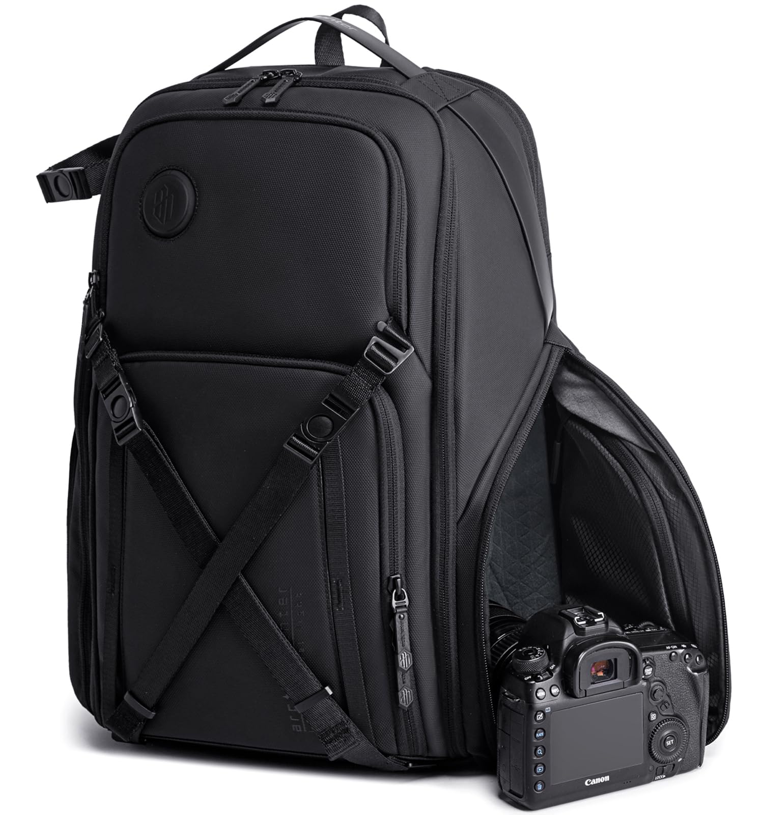 Arctic Hunter Camera Backpack Professional Camera Bag Customizable Shockproof Camera Lens Pockets Tripod Drone Holder Laptop Poc