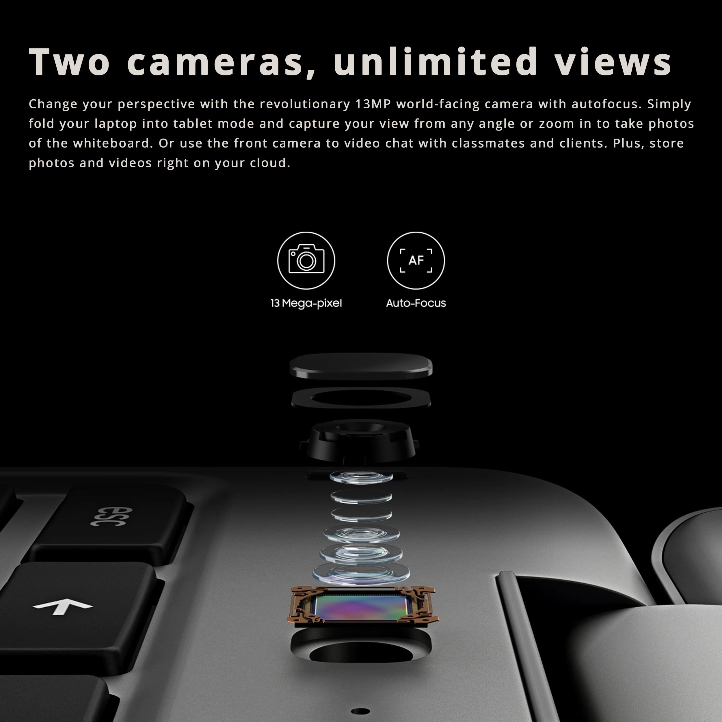 Samsung Plus V2 2 In 1 12.2'' Touchscreen Chromebook Laptop, Intel Celeron 3965Y, 4Gb Ram, 64Gb Emmc, 1M Front Camera, Wi Fi, Bl