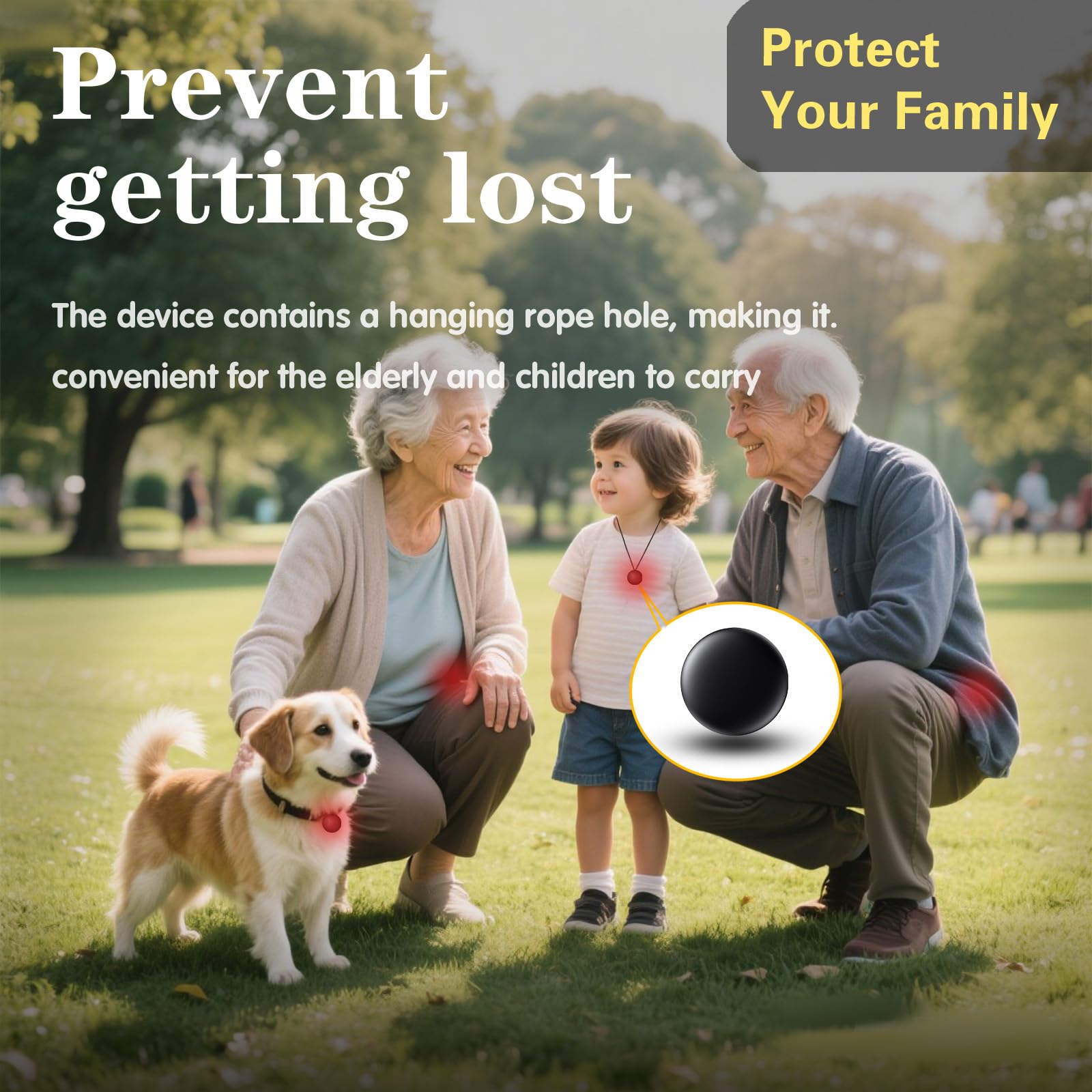 Rozeus Mini Gps Tracker For Vehicles, Kids, Pets, Elderly - Real Time Car Tracking Device With Find My (Ios), No Subscription, N