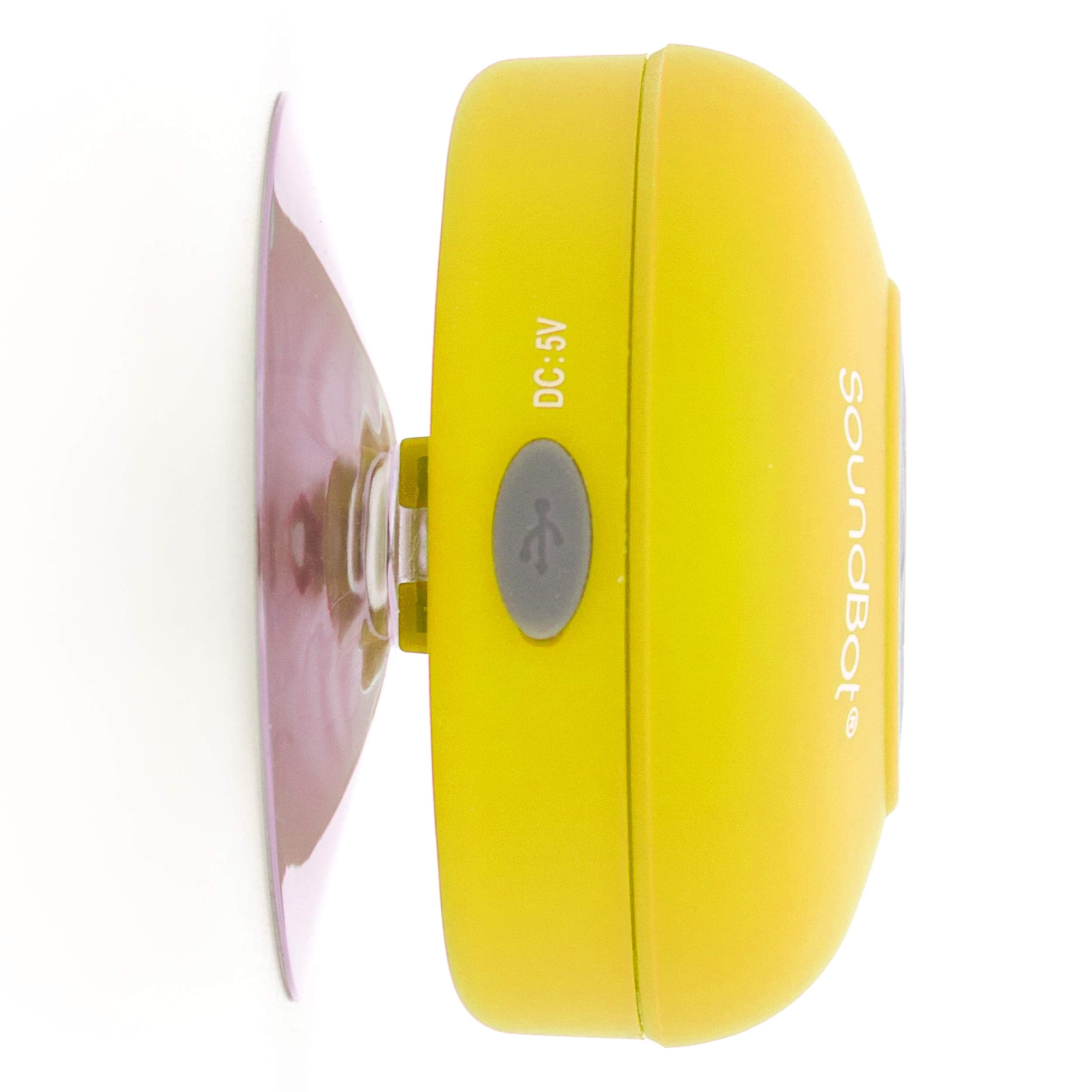 Soundbot Sb510 Hd Bluetooth, Usb, Infrared Shower Speaker, Water Resistant Handsfree Portable Speakerphone With Built-In Mic, 6H