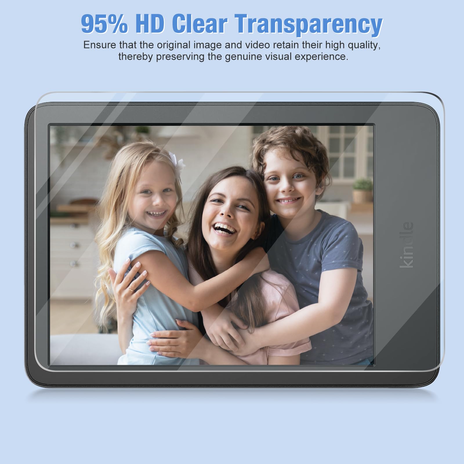 Bhqrjmv [2 Pack] Tempered Glass Screen Protector For All New Kindle Paperwhite 6.8 Inch/Kindle Paperwhite Signature Edition 6.8