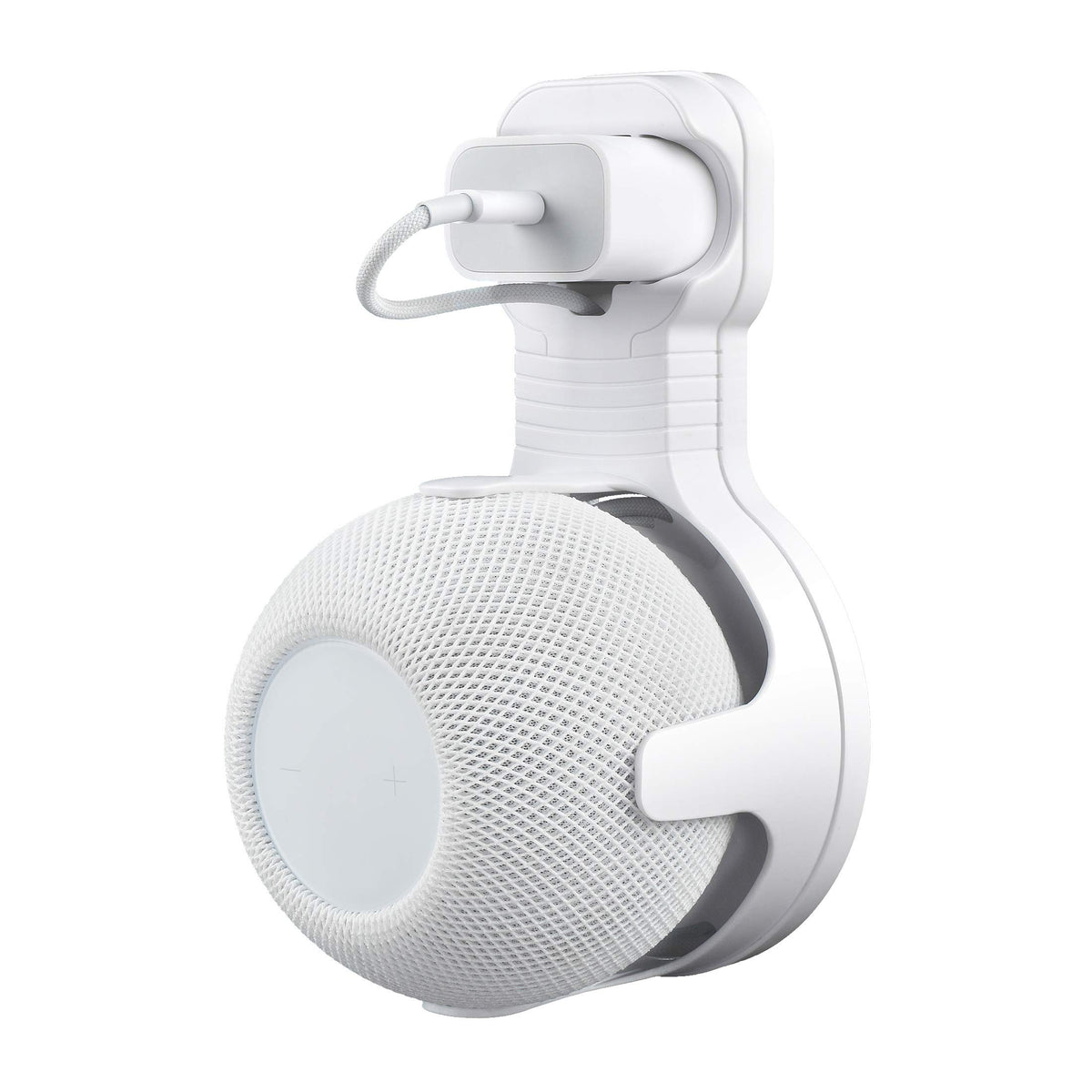 Petimeti Wall Mount Holder For Homepod Mini, Space Saving, Cord Management And Easily Moved Accessories For Homepod Mini(White,1 Pack)