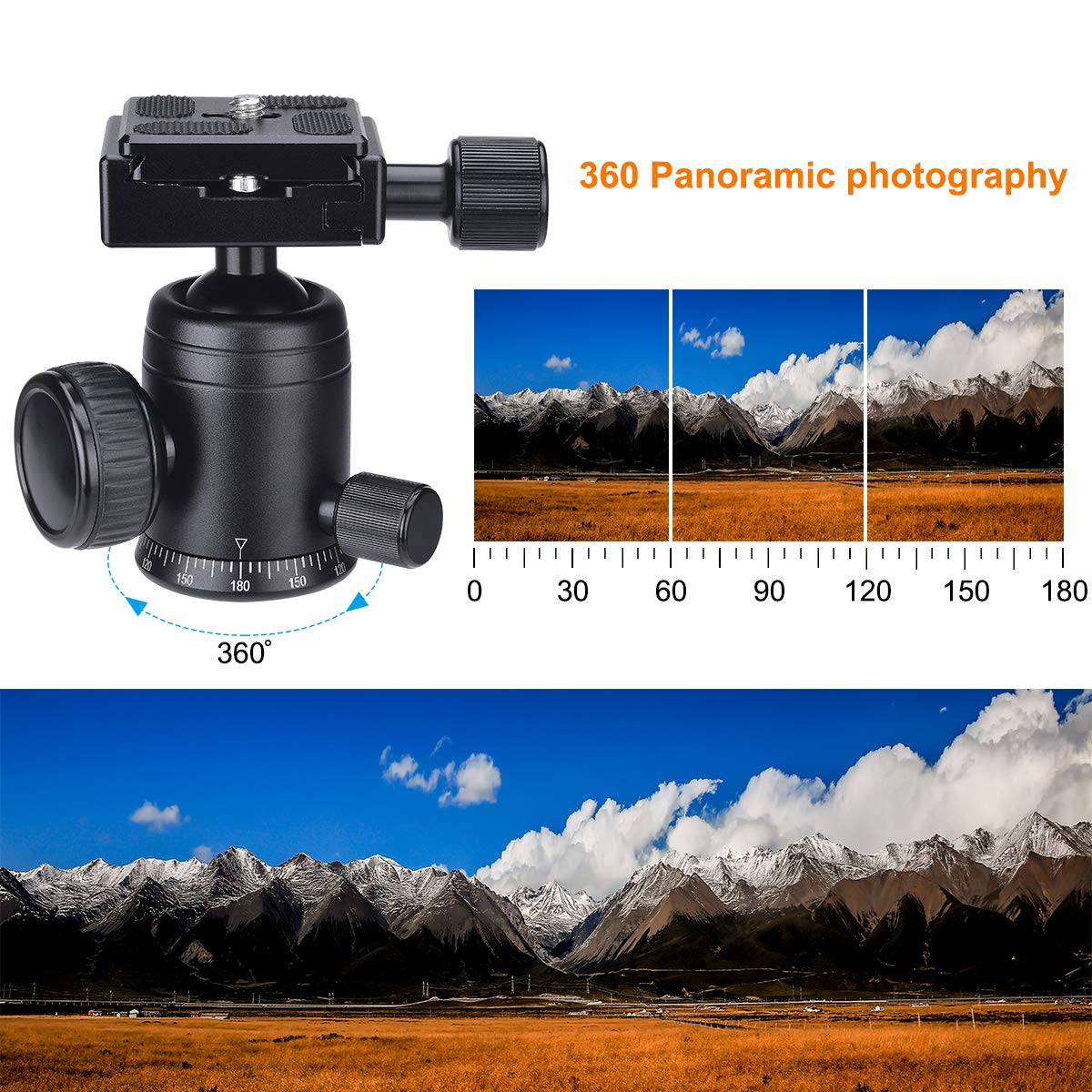 Professional Heavy Duty (20 Lbs Load) Dslr Mirorrless Camera Suction Cup Car Mount Camcorder Vehicle Holder W/ 360Panorama Ball