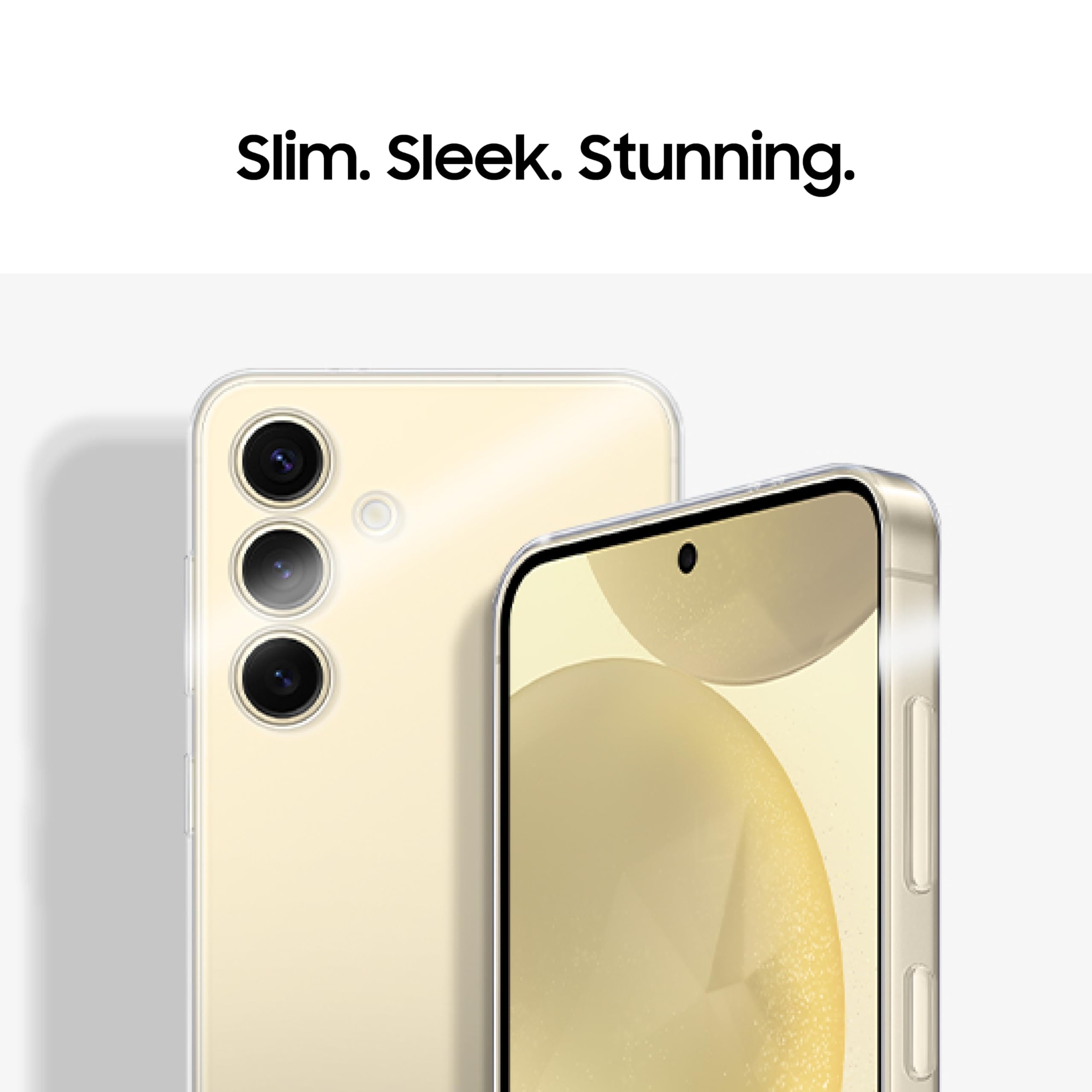 Samsung Galaxy S24 Clear Phone Case, Protective Cover With Slim And Sleek Design, Us Version, Gp Fps921Saatw, Transparent