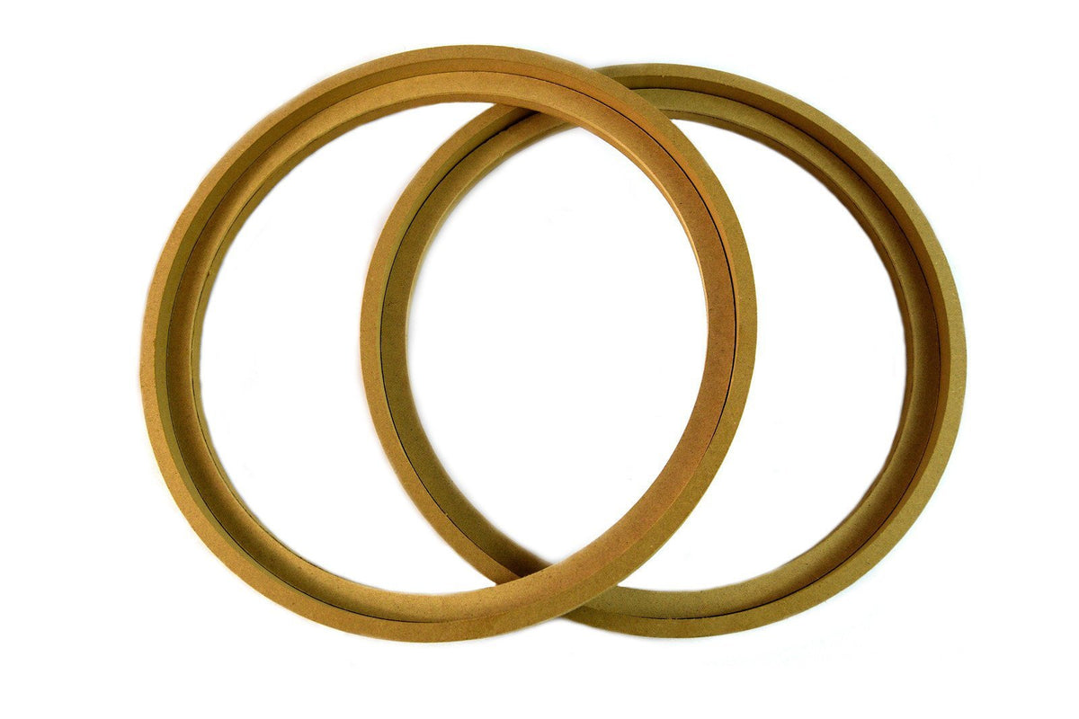 Audiopipe 1 Pair 10'' Ring 10Bz Mdf Speaker Ring Recessed With Bezel Mounting Spacer Recess