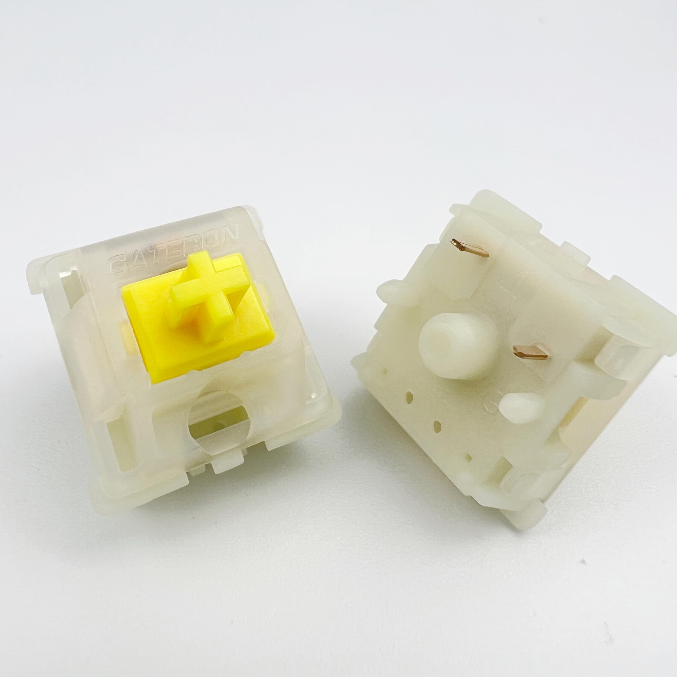 Gateron Ks 3X1 Pro V2 Milky Yellow Pre Lubed Switches 5 Pin Linear Switches Compatible With All Mx Mechanical Keyboard Game Keyb