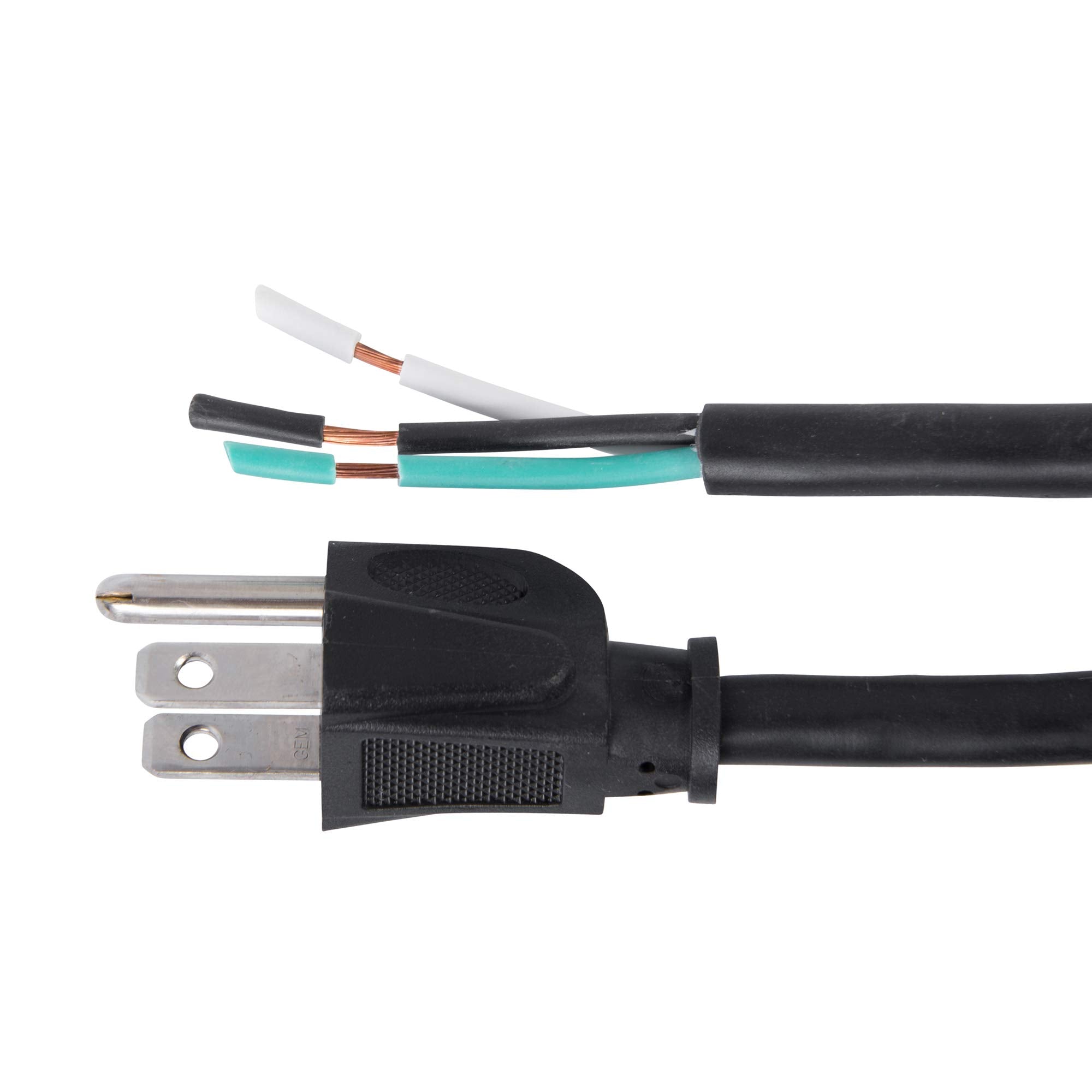 Bergen Industries Inc Ps313163 3 Wire Appliance And Power Tool Cord, 3 Ft, 16 Awg, 13A/125V Ac, 1625W,Black