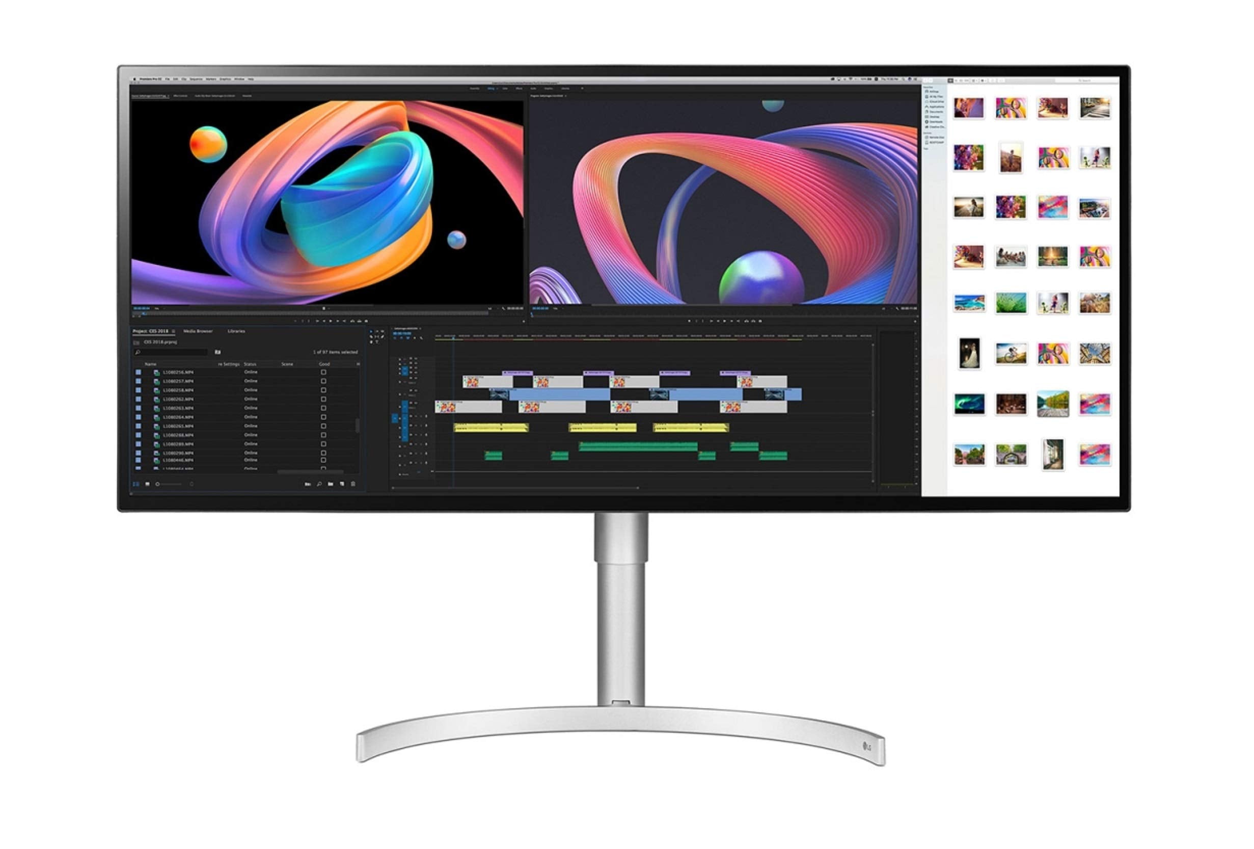 Lg 34Bk95U W Ultrafine 34'' 21:9 5K 2K (5120 X 2160) Nano Ips Led Ultrawide Monitor, 600 Cd/M   Hdr, Thunderbolt 3 / Usb Type C