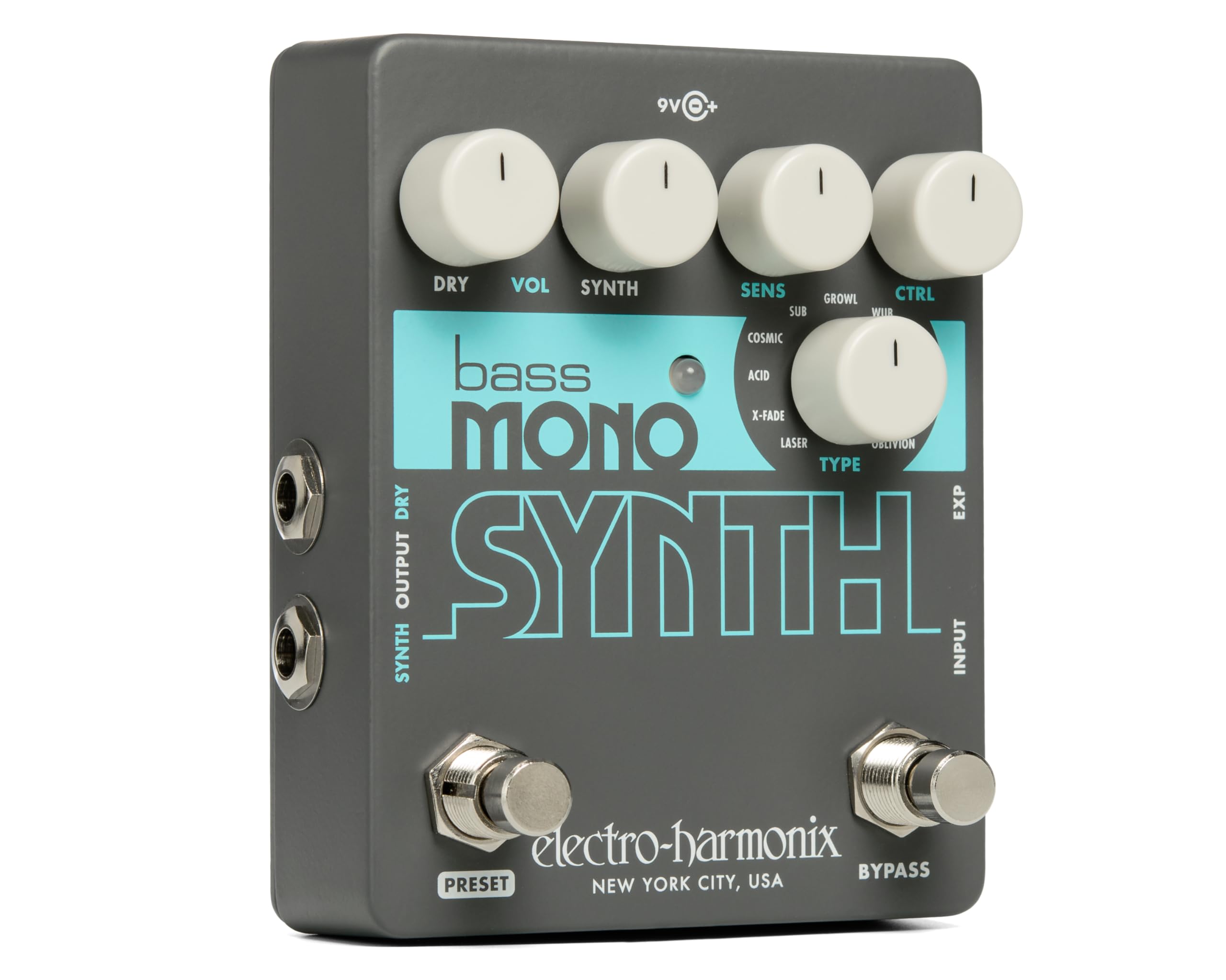 Electro Harmonix Bass Mono Synth Bass Synthesizer Pedal