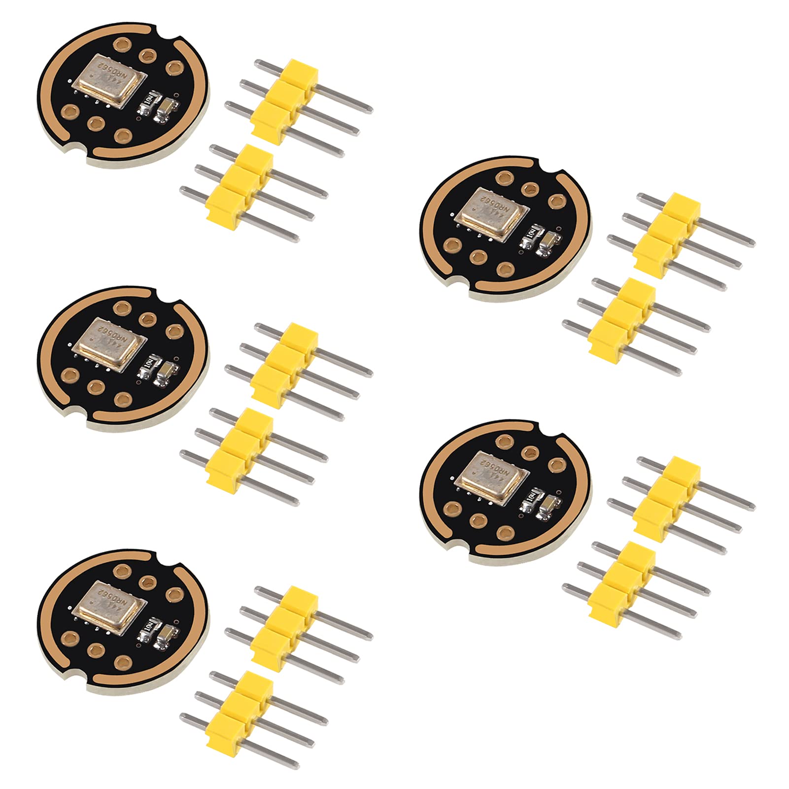 Aitrip 5Pcs Inmp441 Omnidirectional Microphone Module Mems High Precision Low Power I2S Interface Support Esp32