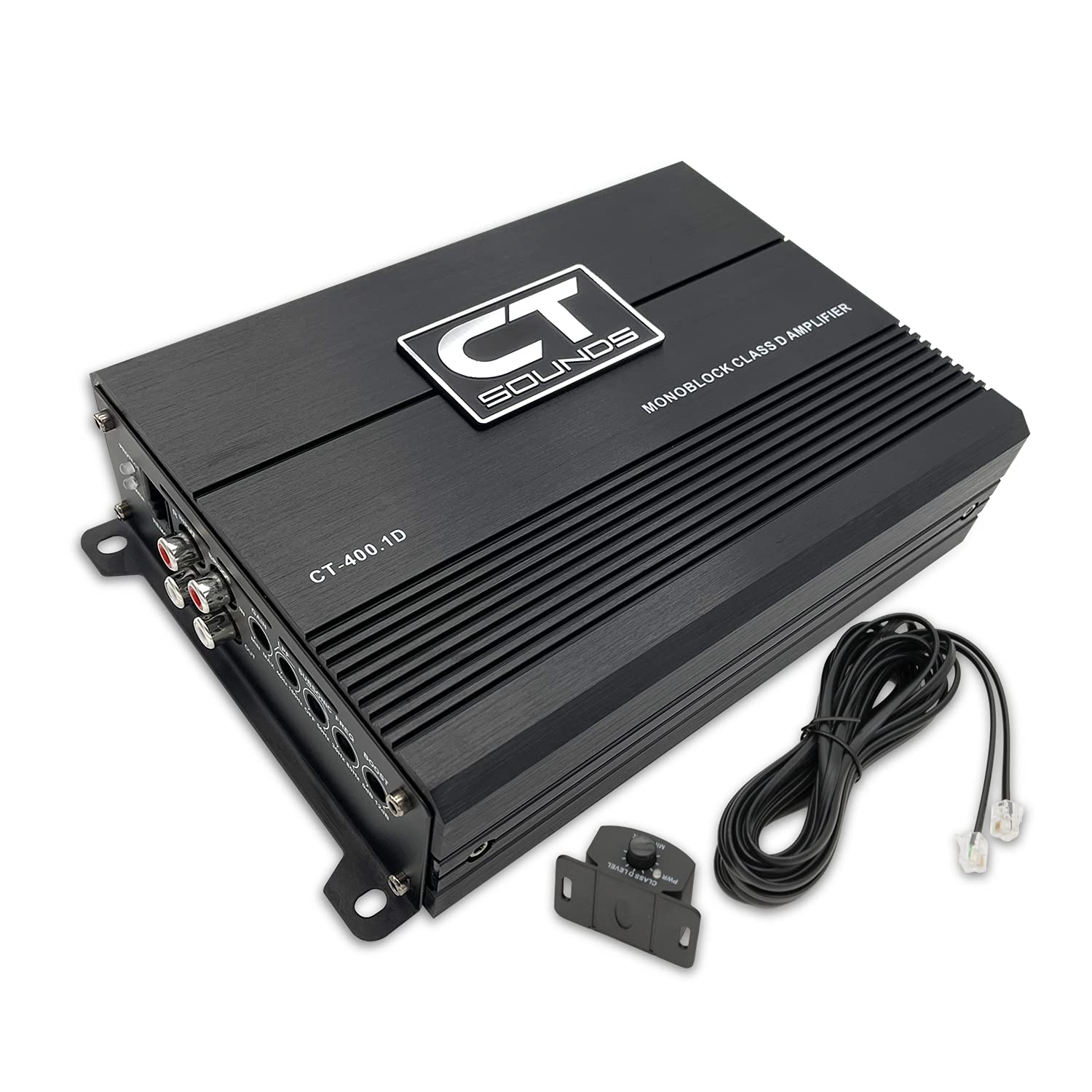 Ct Sounds Ct 400.1D Compact Class D Car Audio Monoblock Amplifier, 400 Watts Rms
