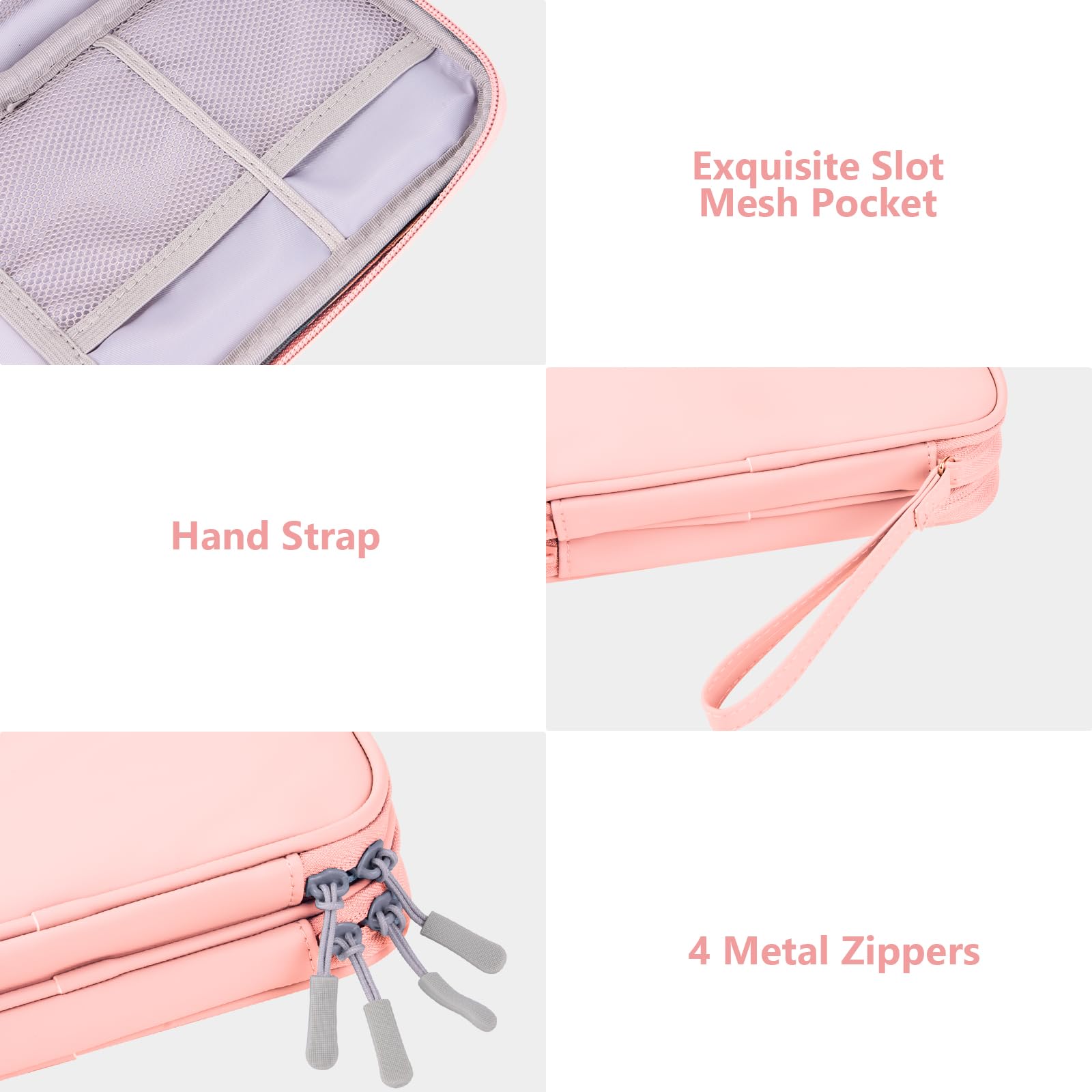 Ddgro Power Bank Pouch Cables Organizer For Traveling Organize And Storage Electronics Accessories Cords Iphone Earphones Cards