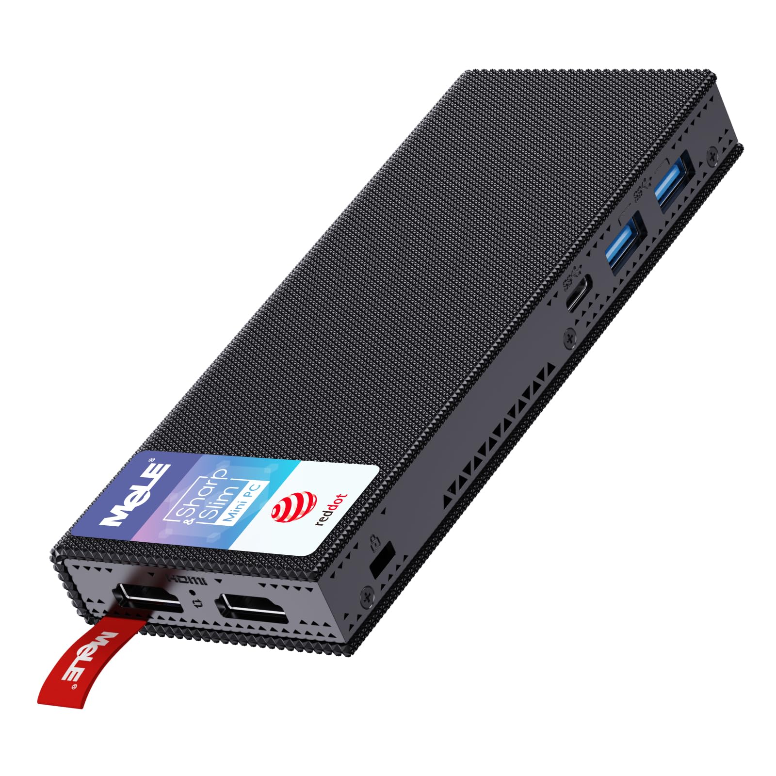 MeLE PCG02 Pro Fanless Mini PC Stick Alder Lake N100(up to 3.4GHz) Micro PC 8GB 128GB Mini Computers Small Desktop with 2.4G/5G 