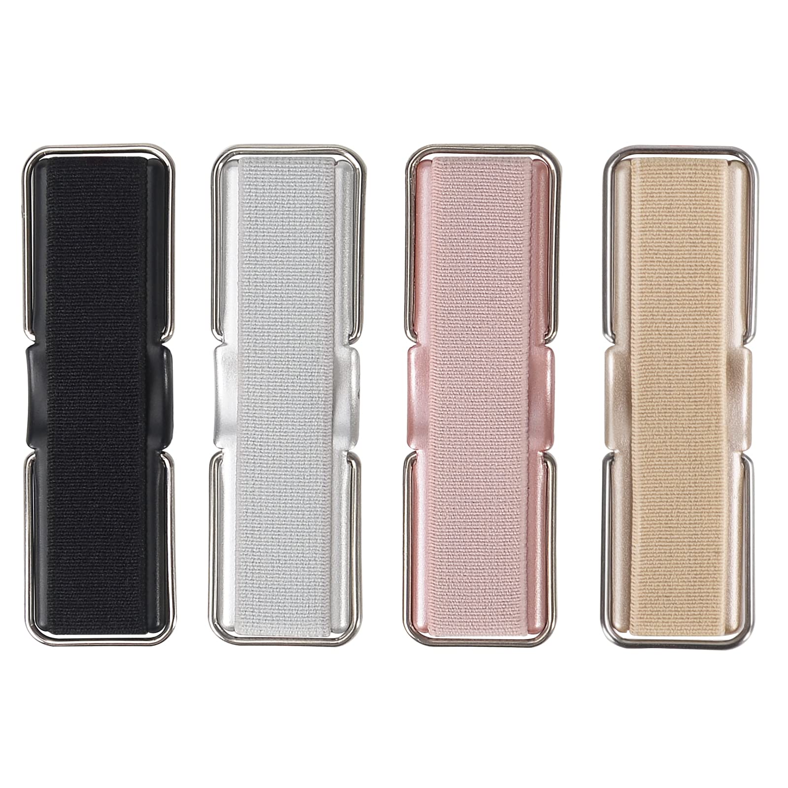 Phone Strap, CISID 4 Pcs Phone Grip with Stand Phone Strap Holder for Hand Finger Kickstand Suitable for iPhone Samsung and Most