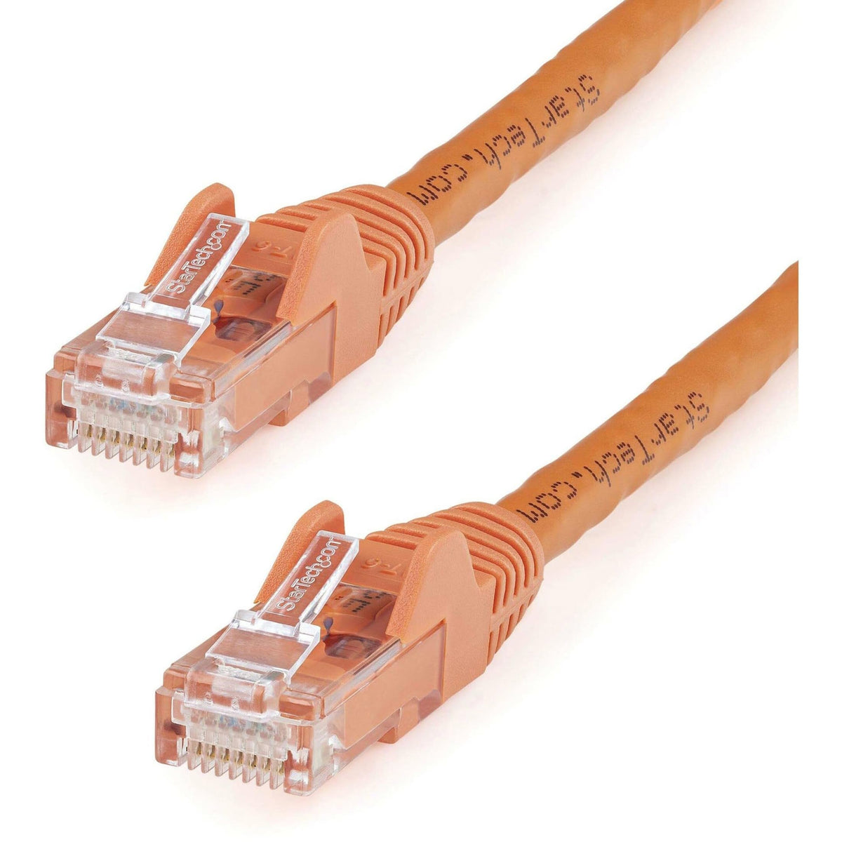 Startech.Com 50Ft Cat6 Ethernet Cable   Orange Cat 6 Gigabit Ethernet Wire  650Mhz 100W Poe++ Rj45 Utp Category 6 Network/Patch 