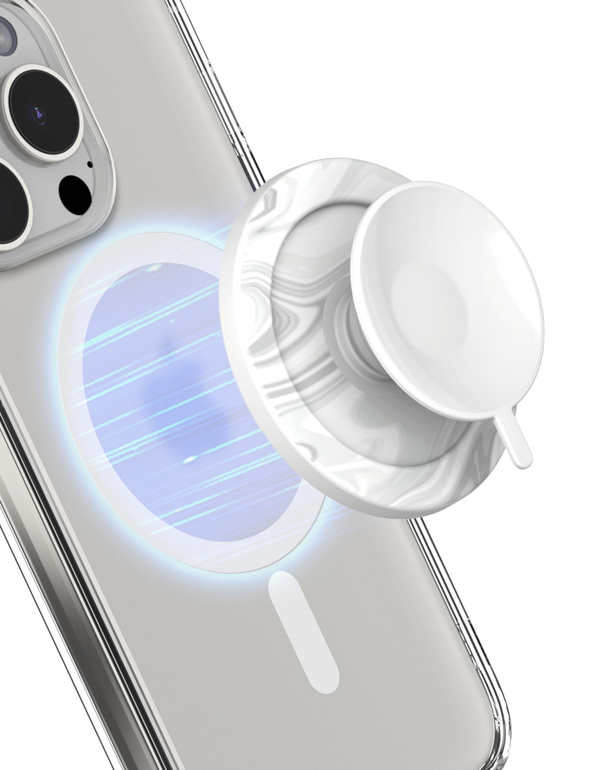 Profezzion Stylish Suction Cup Magnetic Phone Mount For Magsafe Case, Silicone Octo Cup Buddy Sticky Grip For Iphone & Android, 