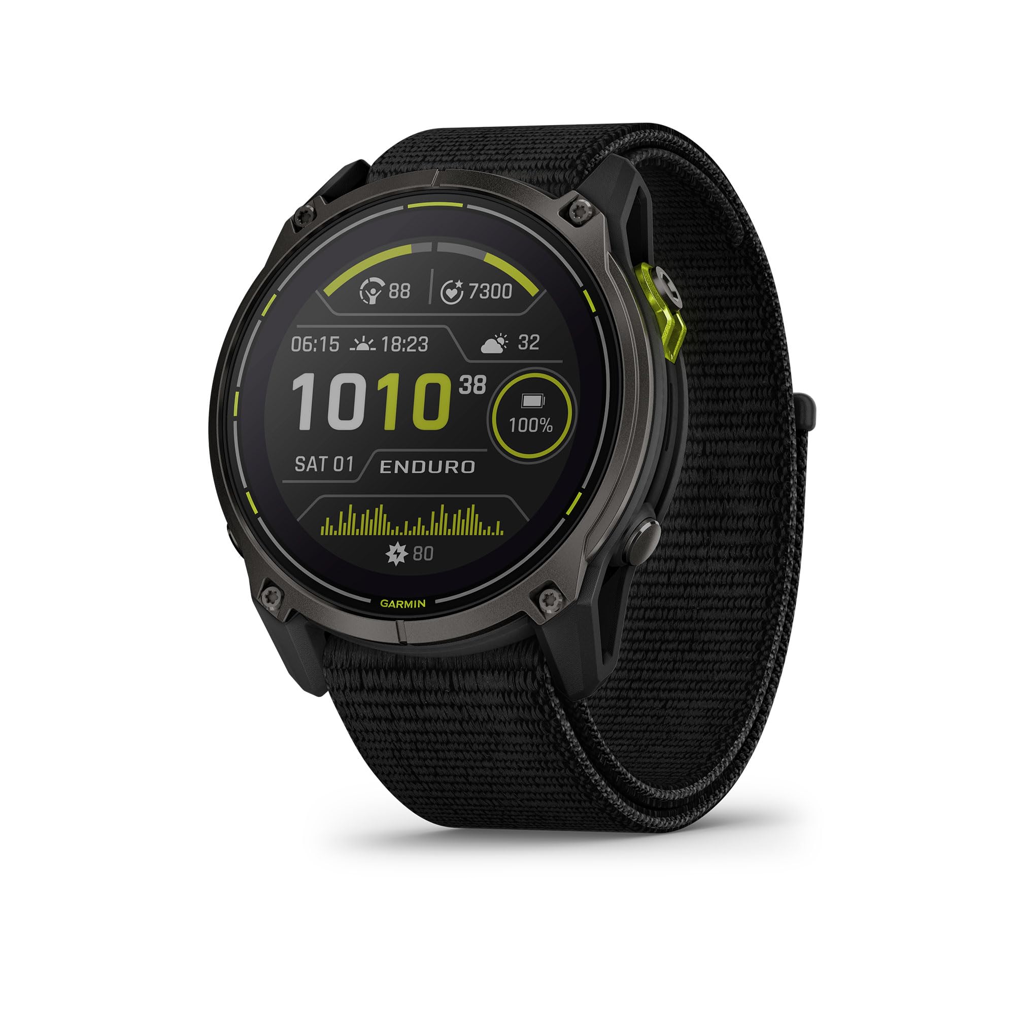 Garmin Enduro 3 - 51 mm, Solar, Sapphire, Ultraperformance GPS Smartwatch, Extreme Battery Life, Detailed Mapping, Built-in LED 