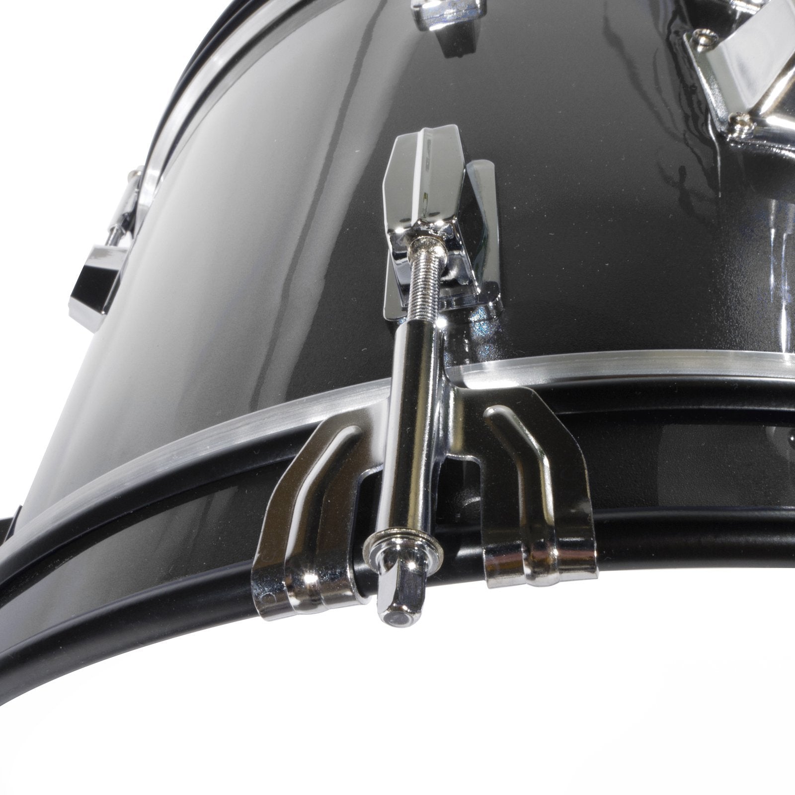 Mendini By Cecilio Drum Set   3 Piece Kids Drum Set (16''), Includes Bass Drum, Tom, Snare, Drum Throne   Musical Instruments Fo