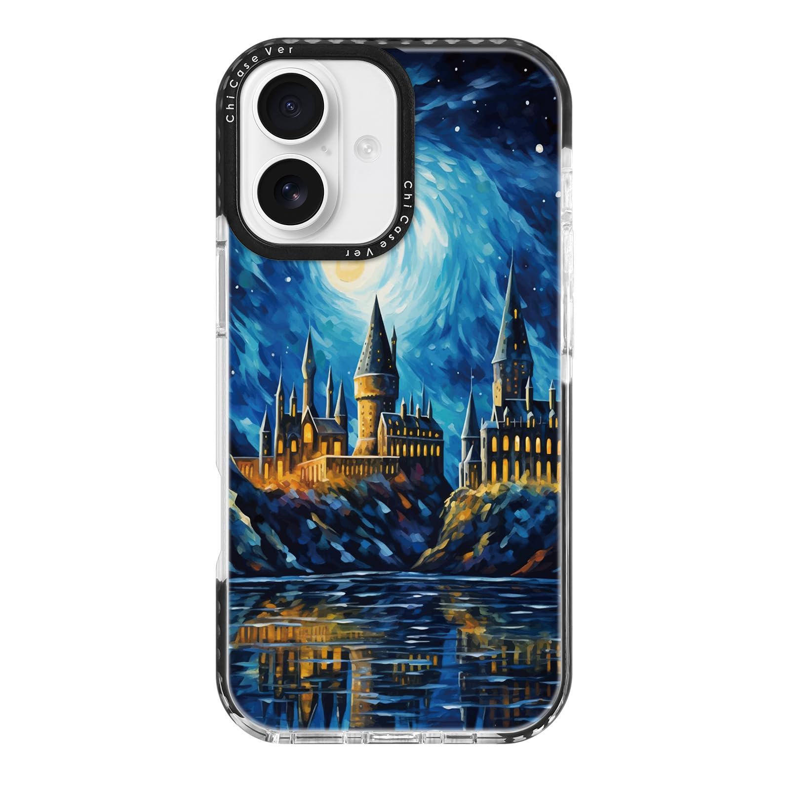 ChiCaseVer for iPhone 17 Case, Enchanted Castle & Starry Night Design, Military-Grade Drop Protection, Mystical Slim TPU Protect
