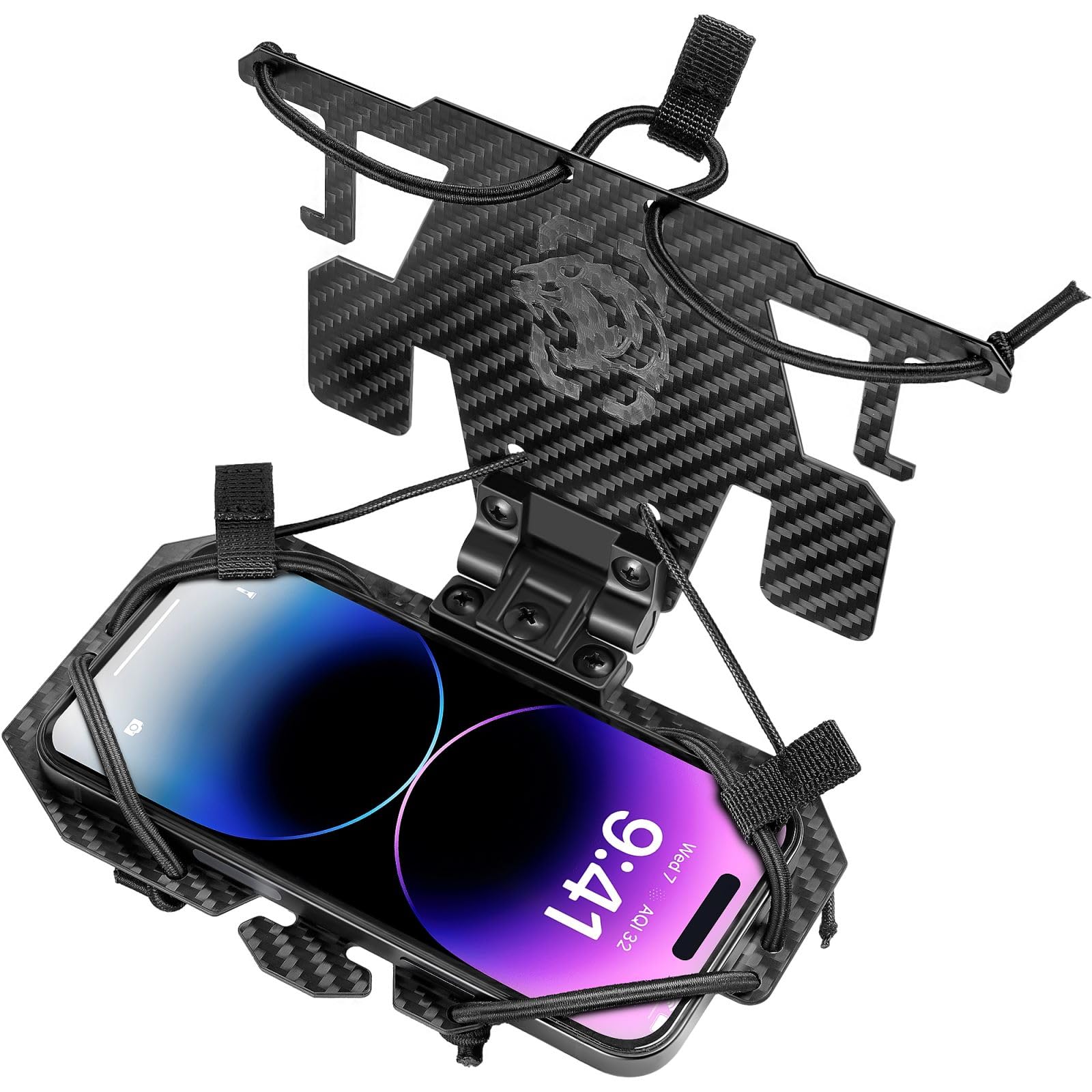 Onetigris Molle Phone Holder Version 2.0, Plate Carrier Accessories Tactical Vest Phone Holder Phone Chest Mount For Cellphone S