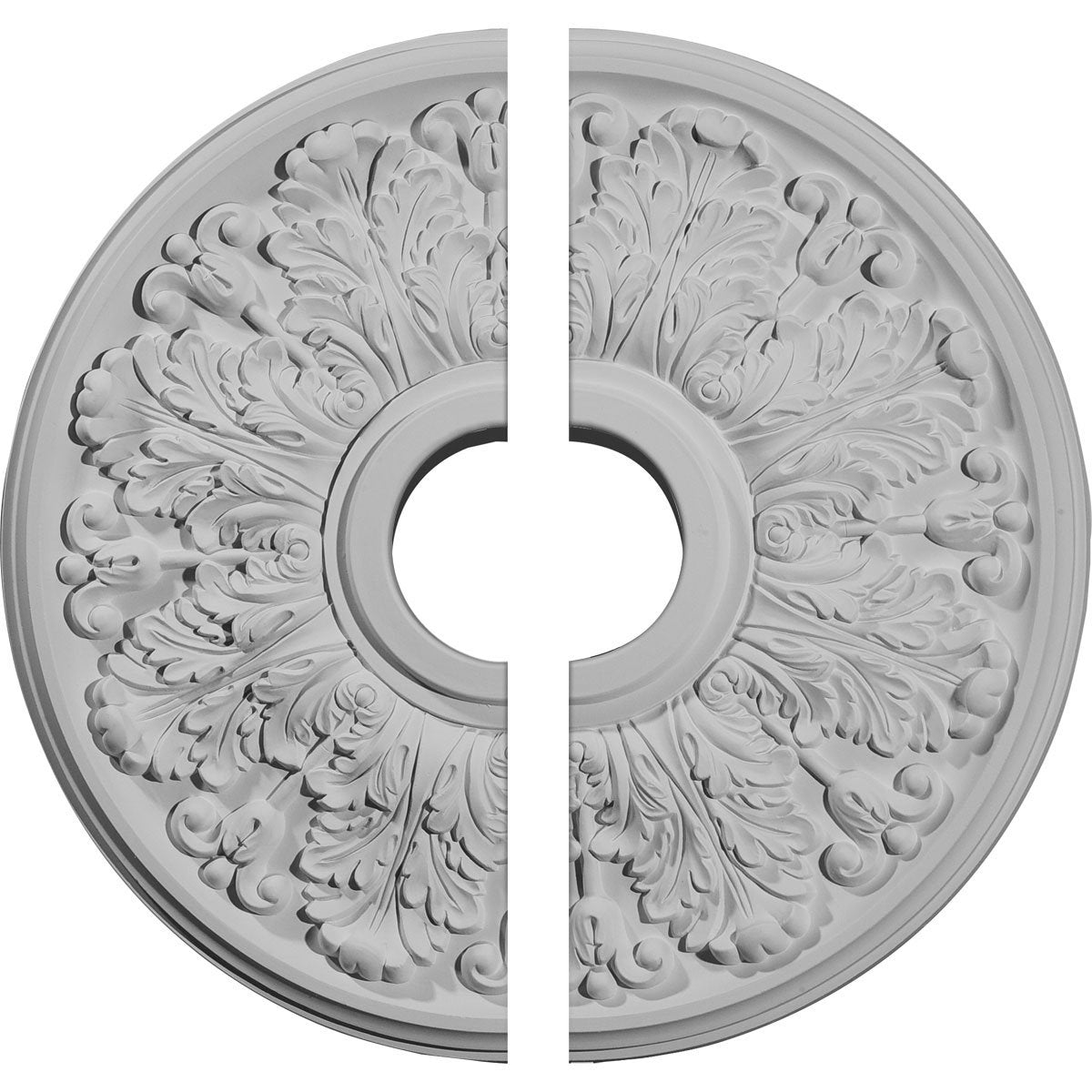 Ekena Millwork Cm16Ap2 Apollo Ceiling Medallion, 16 1/2''Od X 3 5/8''Id X 1 1/8''P, Factory Primed
