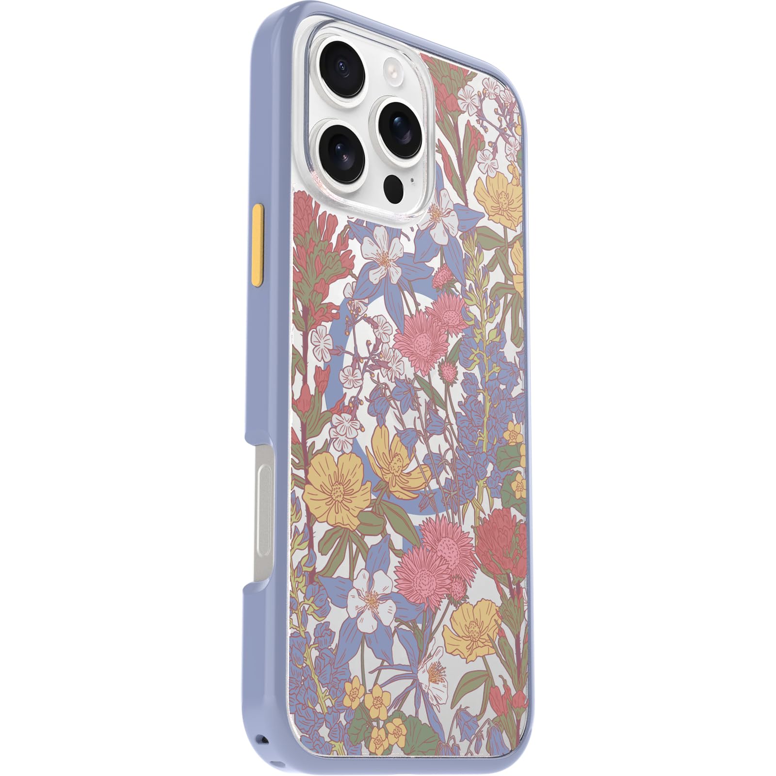 Otterbox Iphone 16 Pro Max Symmetry Series Clear Case   Floral Purple