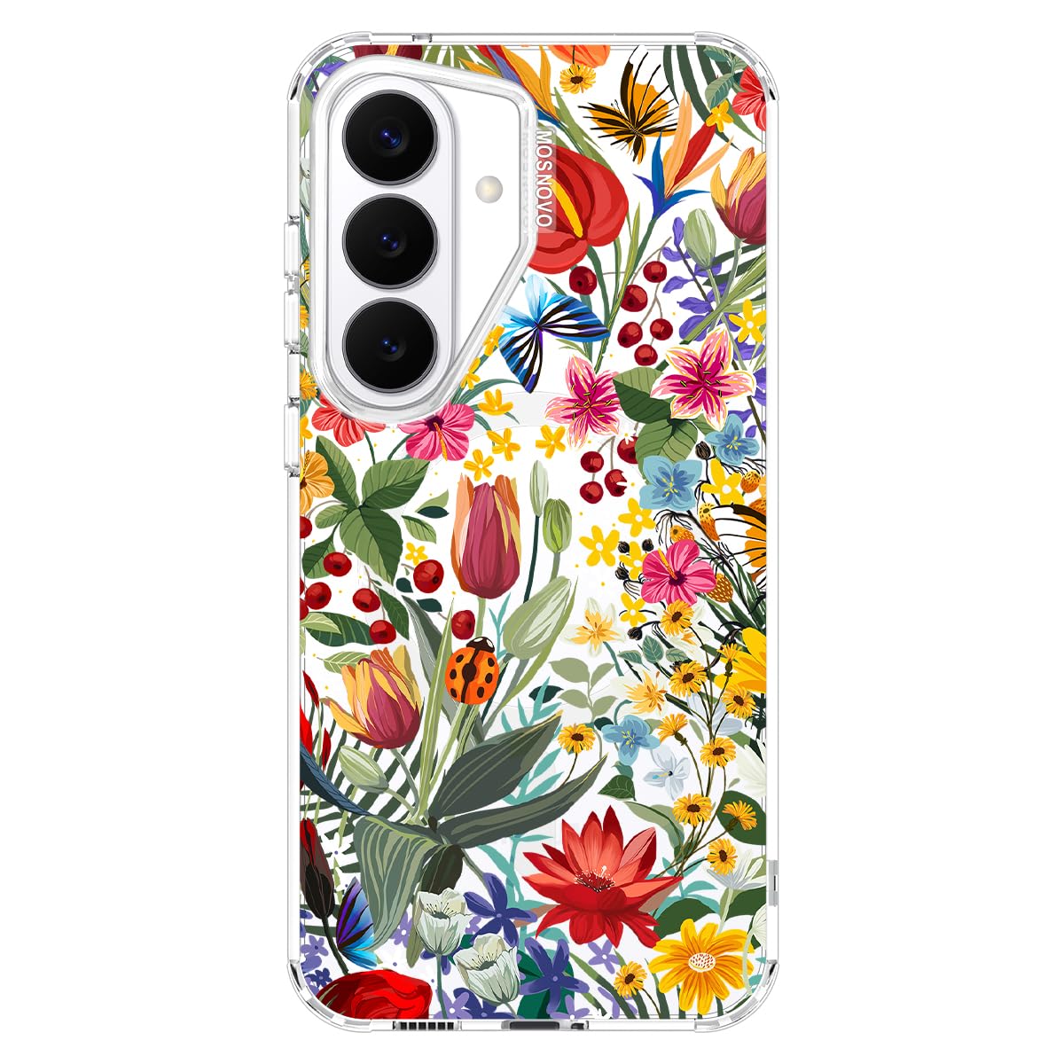 MOSNOVO for Samsung Galaxy S26 Clear Case, Fit for MagSafe, 6.6ft Military-Grade Shockproof Magnetic Protective Phone Cover,in T