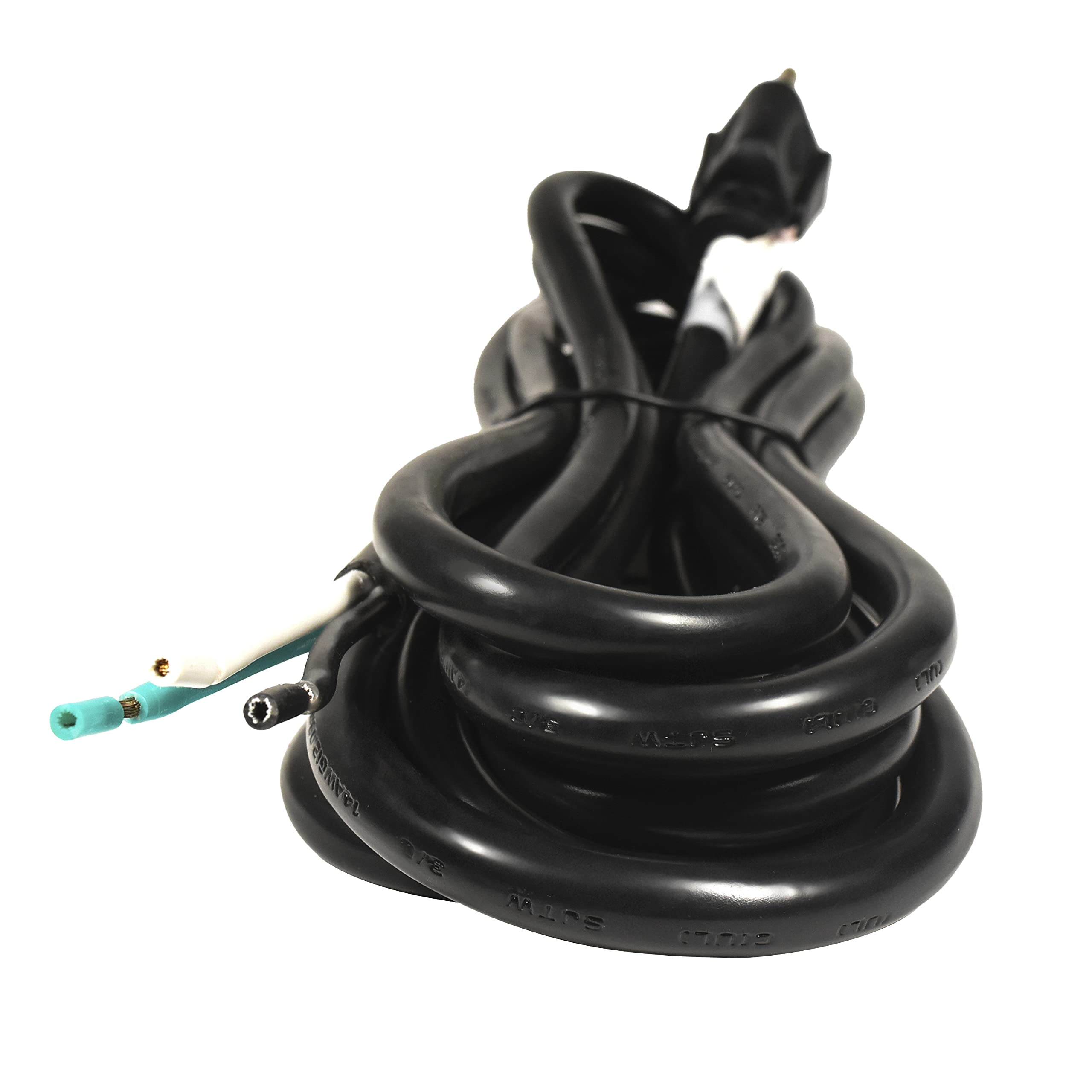 Hqrp 10Ft 14 Gauge 3 Prong 14/3C Heavy Duty Replacement Power Supply Cord Cable 110V 115V 120V Pigtail For Universal Ac Applianc