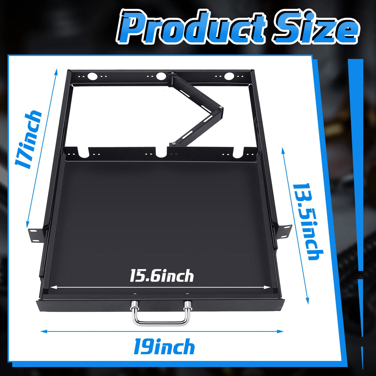 1U Rack Mount Sliding Keyboard Tray Cantilever Network Equipment Racks ...