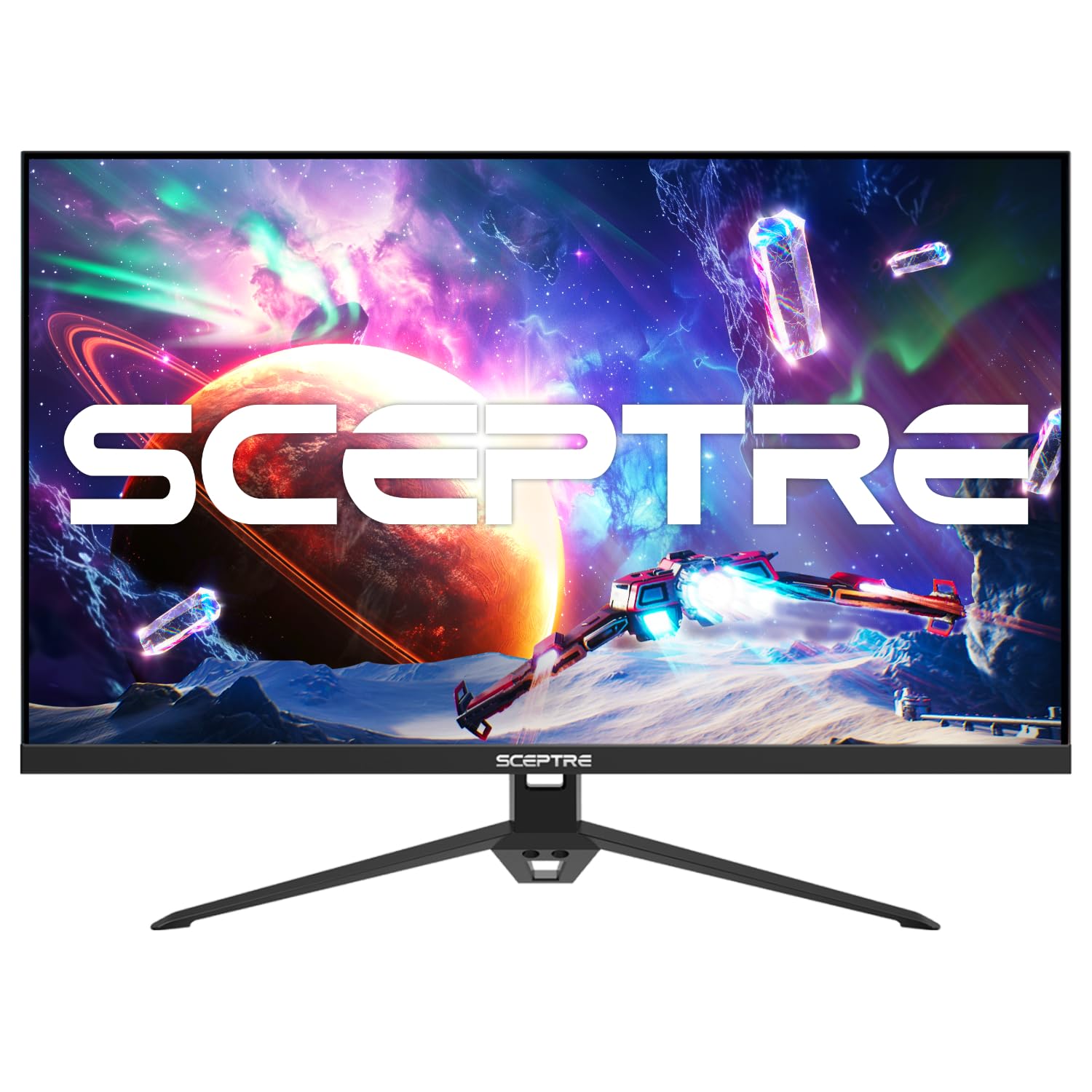 Sceptre IPS 24-inch Gaming Monitor up to 180Hz DisplayPort HDMI AMD FreeSync Premium 98% sRGB Build-in Speakers, Machine Black 2